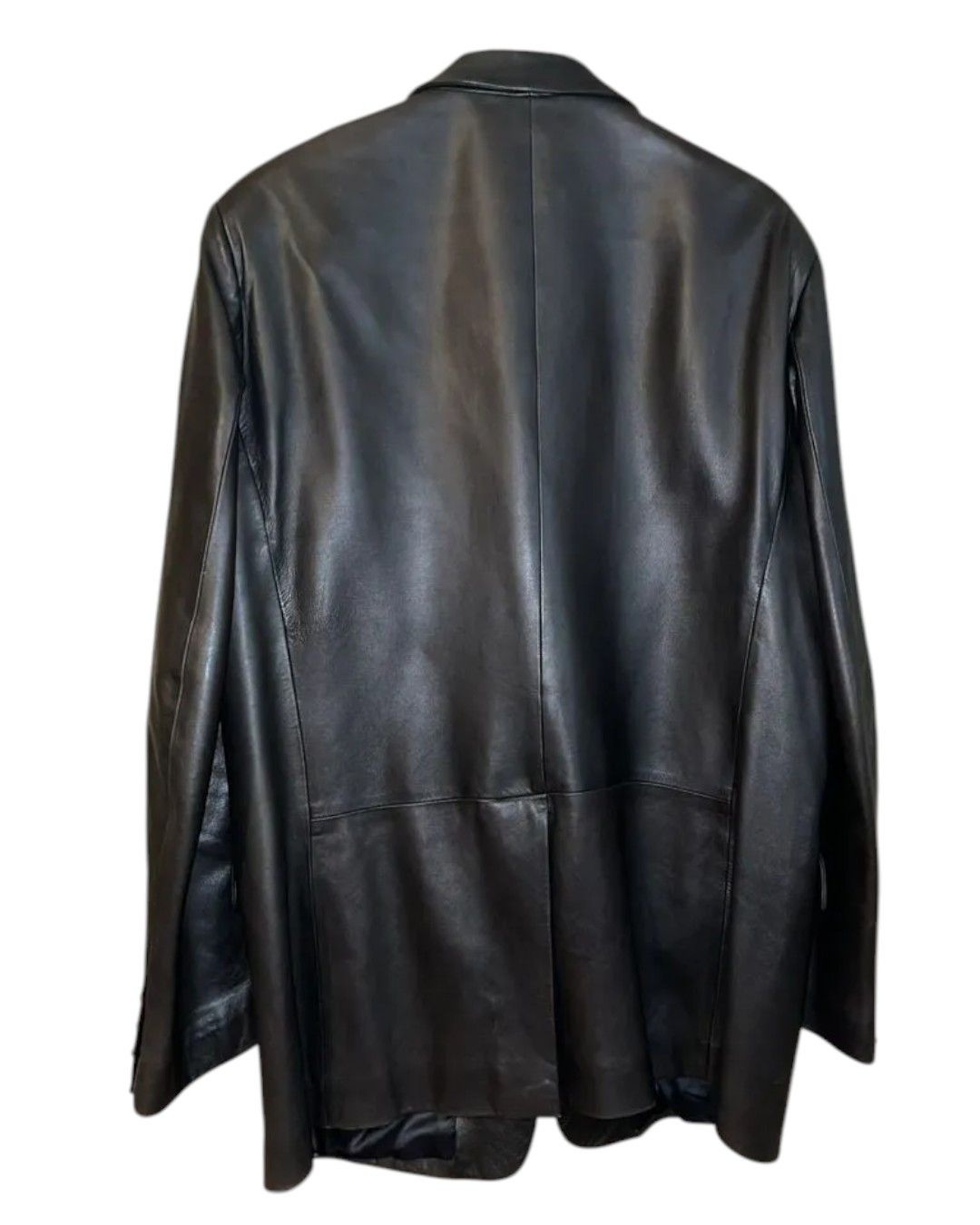Gucci S/S 1998 RUNWAY 2 BUTTON LEATHER JACKET BY TOM FORD Size US XL / EU 56 / 4 - 4 Thumbnail