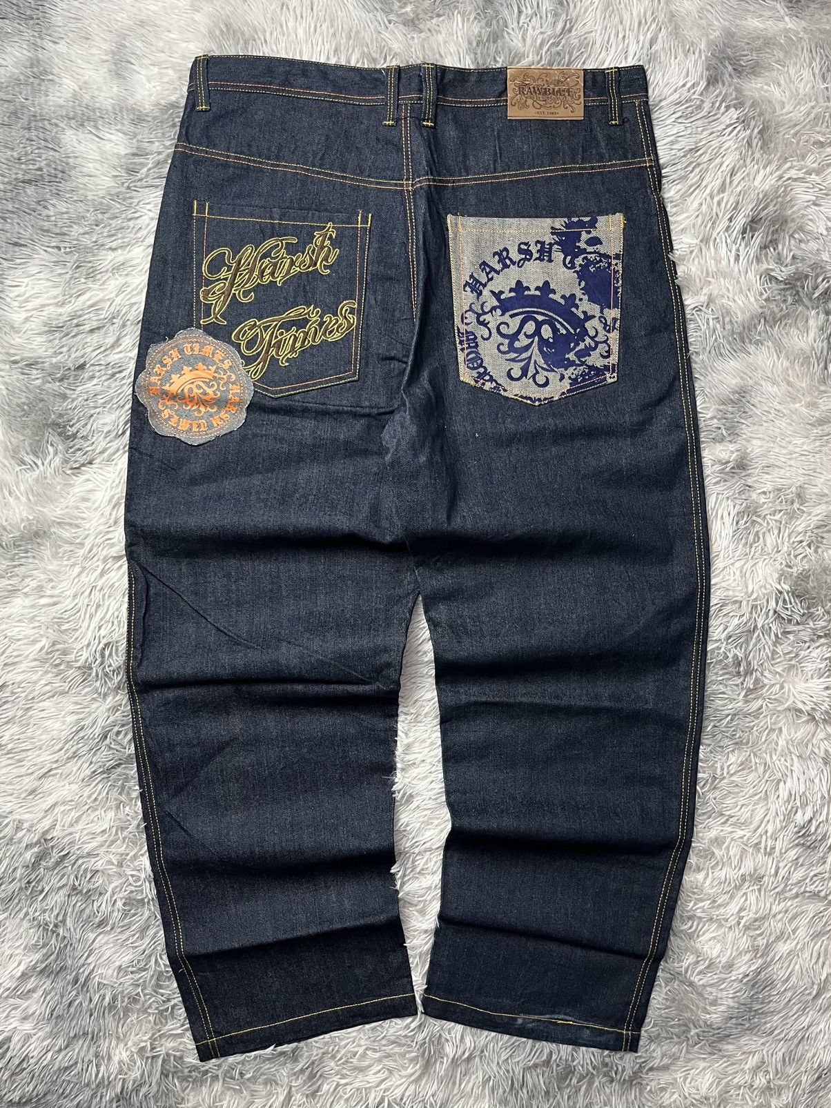 Other Vintage Rawblue The Denim Guruz Jeans Size US 42 / EU 58 - 5 Thumbnail