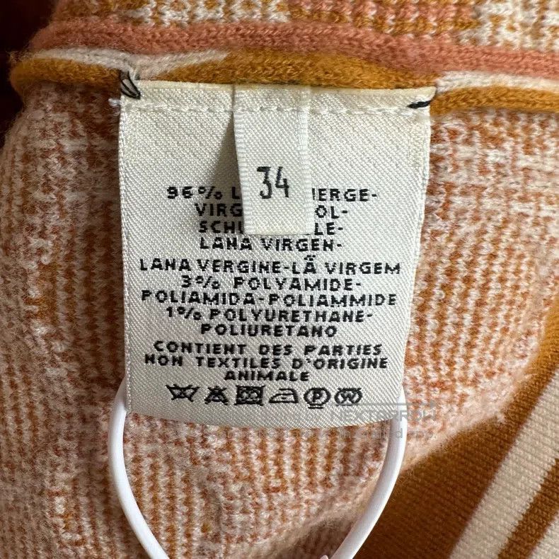Hermes Hermes Classic Pig Nose Printed Knit Cardigan Size XXS / US 00 / IT 34 - 4 Thumbnail