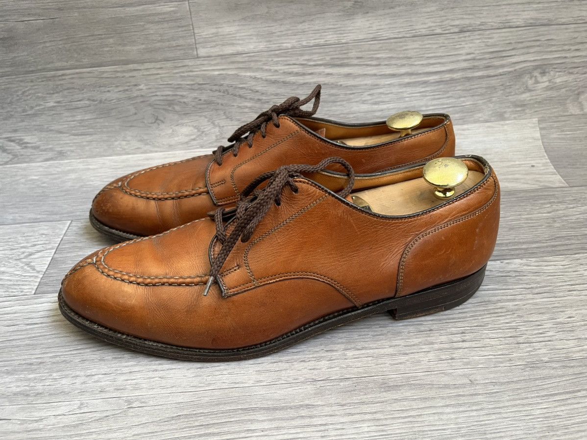 Alden Alden norvegian front blucher brown lace-up shoes us 12B/D Size US 12 / EU 45 - 4 Thumbnail