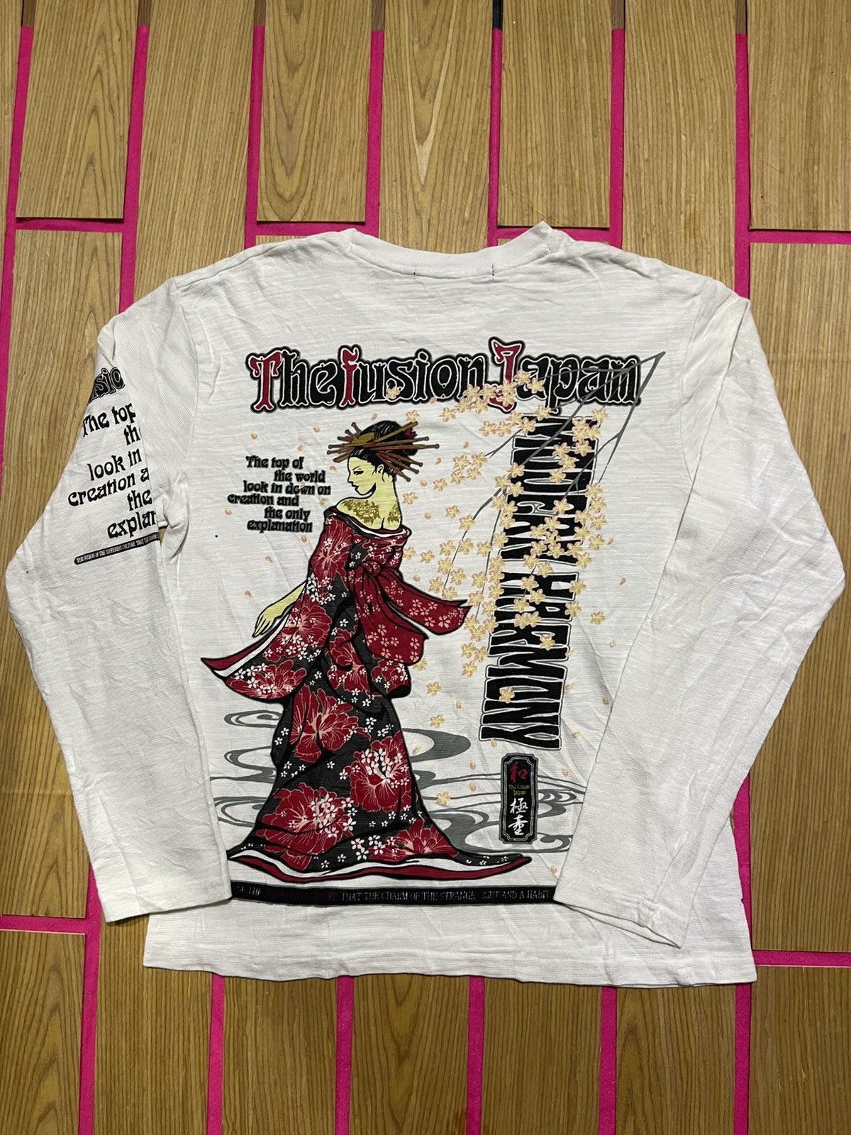 If Six Was Nine VINTAGE SUKAJAN long sleeve tshirt japanese style Size US M / EU 48-50 / 2 - 1 Thumbnail