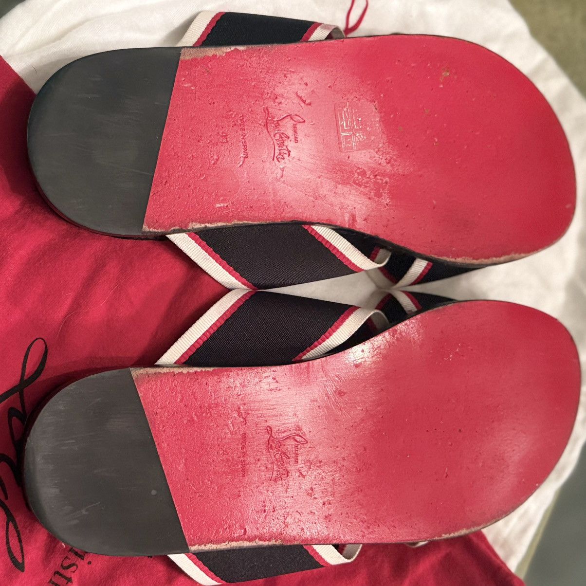 Christian Louboutin Christian Louboutin Hot Cross Bizz slides Size US 8 / EU 41 - 3 Thumbnail