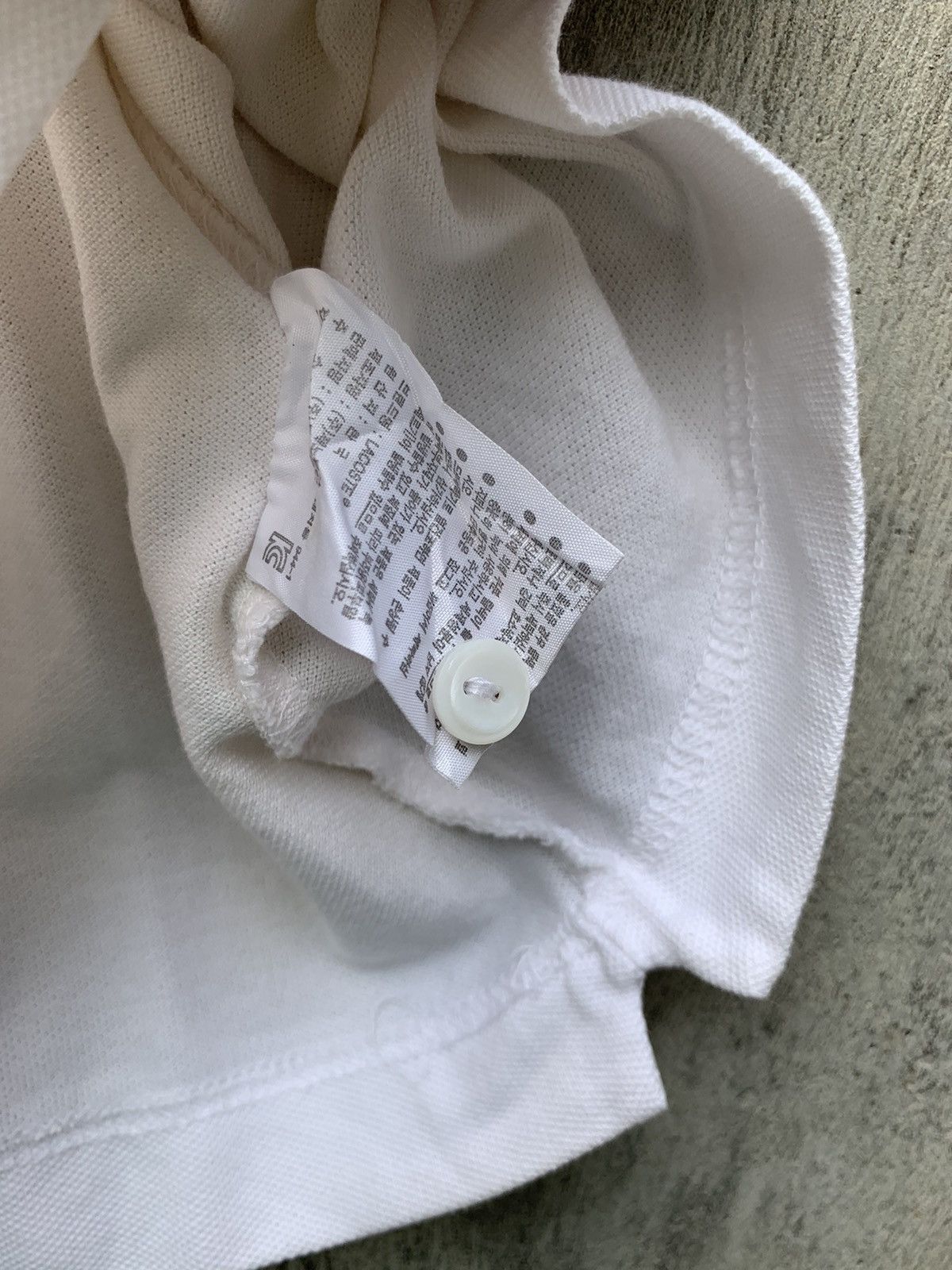 Lacoste Lacoste France White Big Logo Women's Polo Shirts Size S / US 4 / IT 40 - 5 Thumbnail