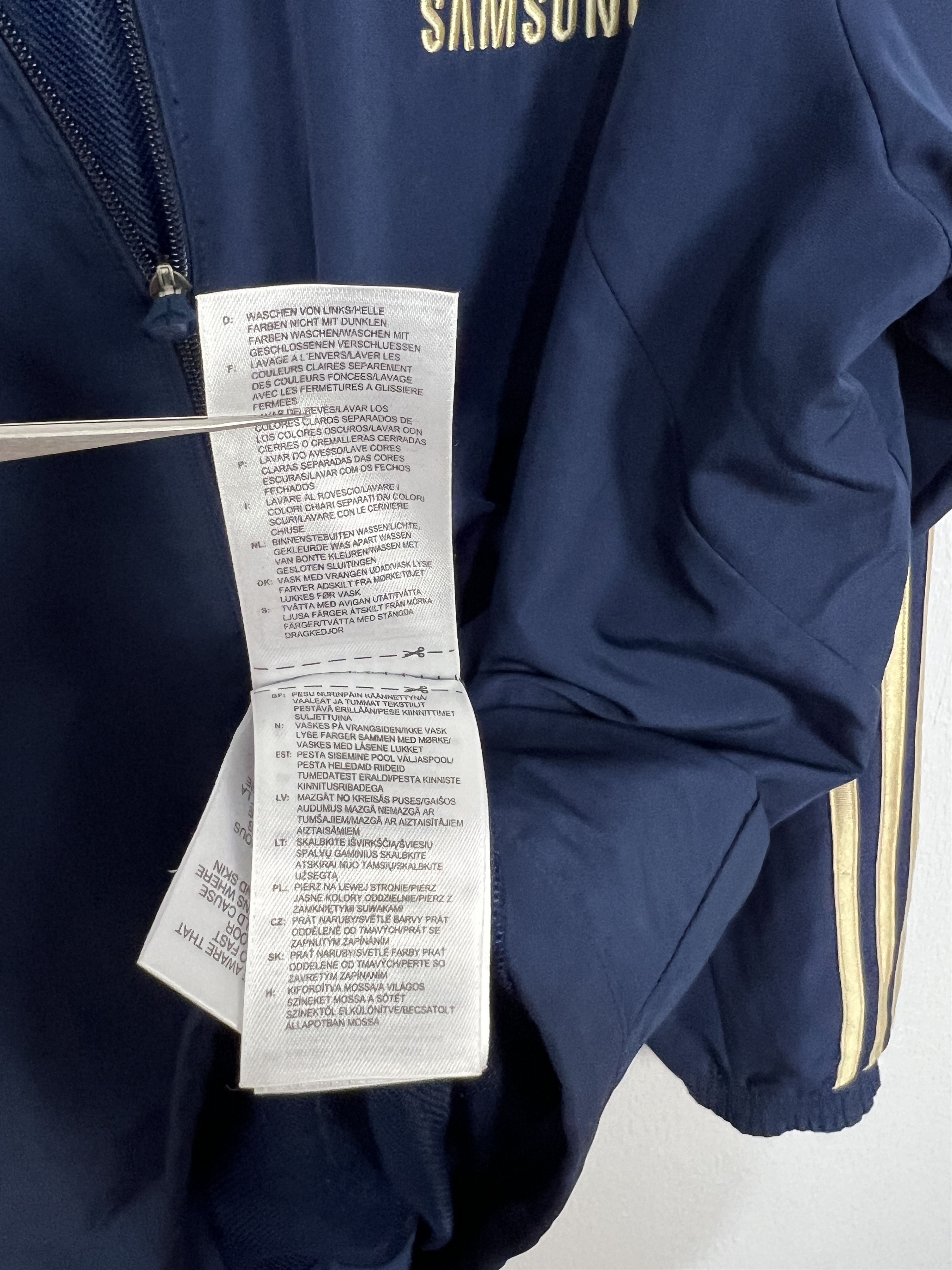 Adidas Vintage Adidas Blue Chelsea Football Jacket Soccer Mens Size US L / EU 52-54 / 3 - 12 Thumbnail