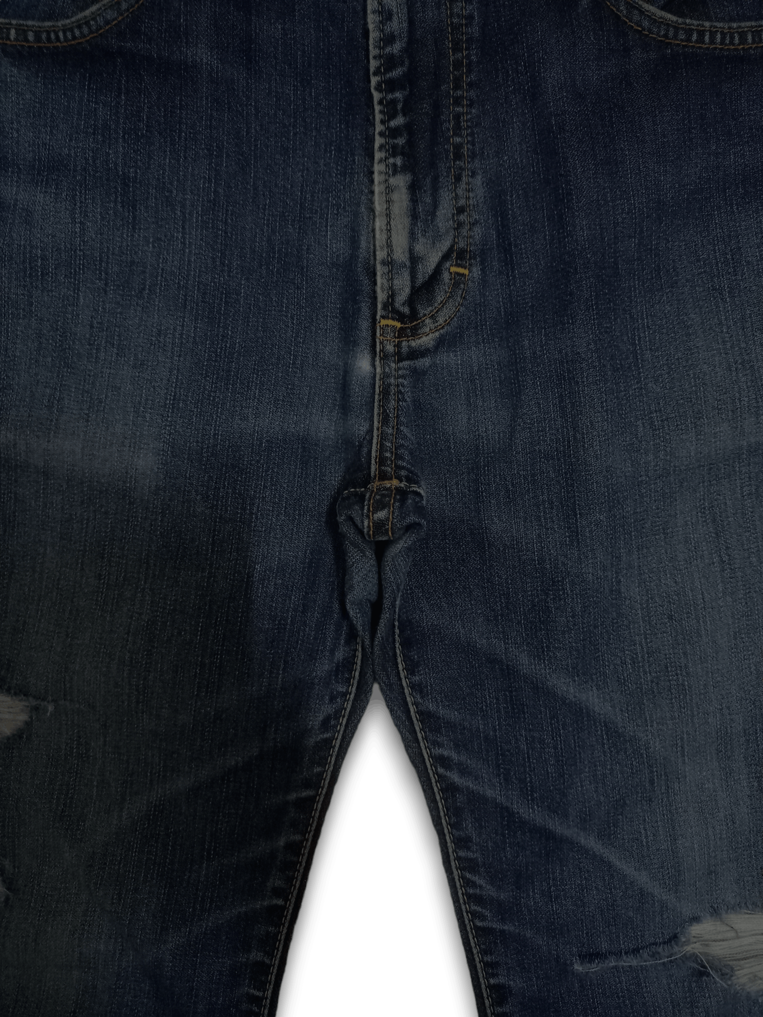 Wrangler Vintage Wrangler Blue Wash Distressed Baggy Jeans 32x28 Size US 32 / EU 48 - 6 Thumbnail