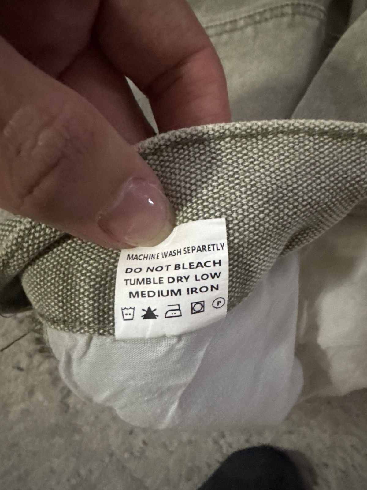 Vale Vale Distressed Aged Green Workwear Denim Size US 34 / EU 50 - 4 Thumbnail