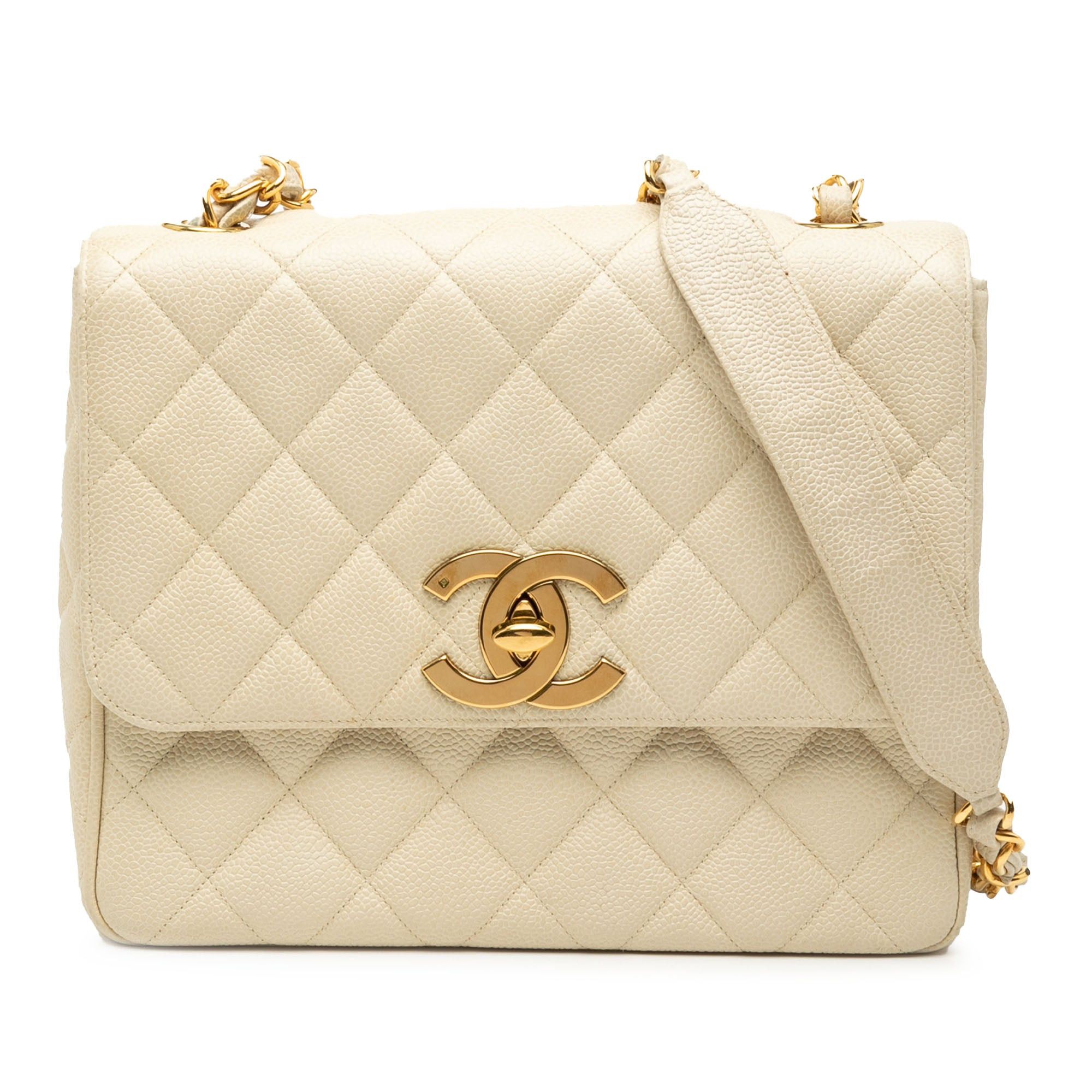 Chanel XL CC Quilted Caviar Square Single Flap Size ONE SIZE - 1 Thumbnail