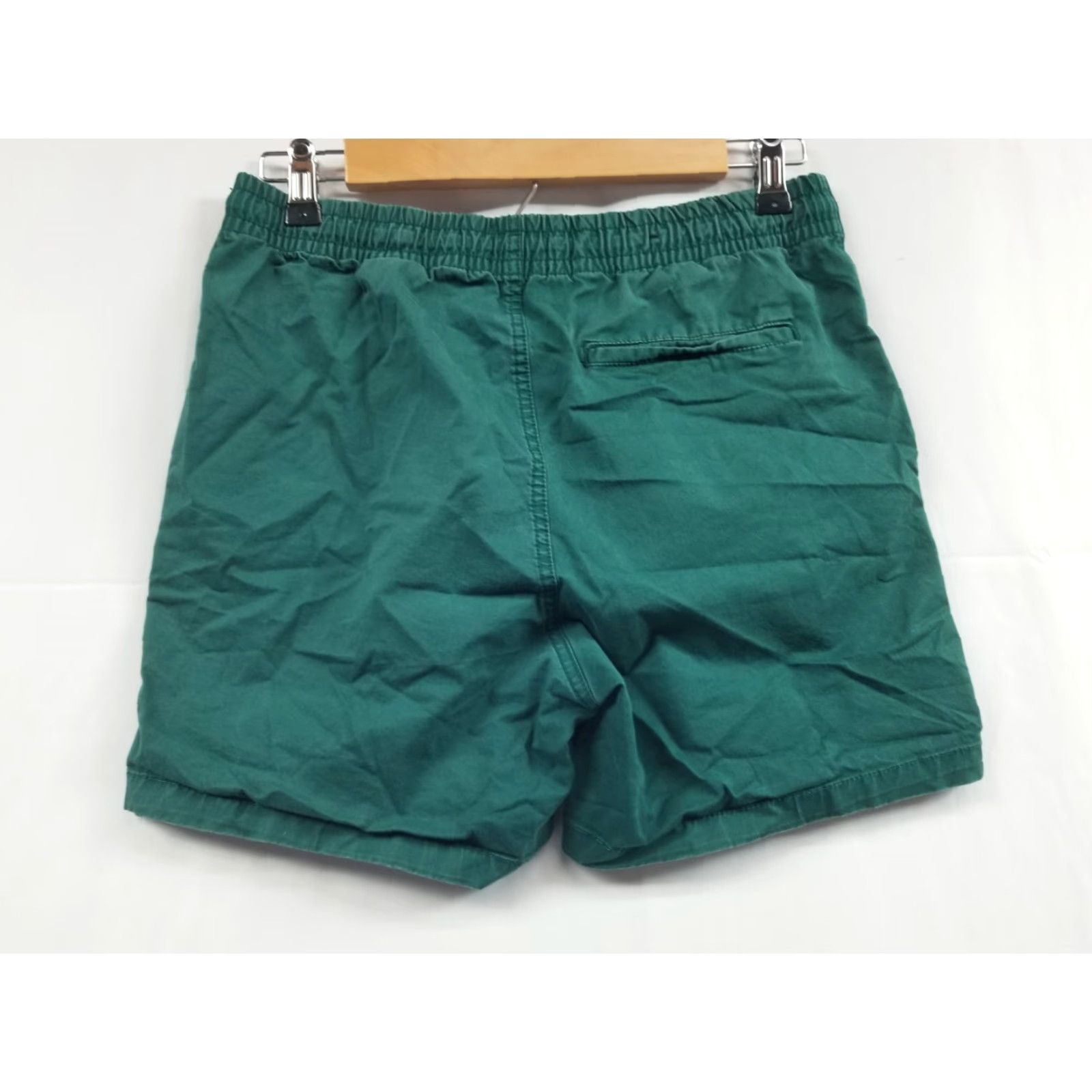 H&M H&M Short Chino Regular Fit Cotton Green Size Small Casual Travel Mens Color Green Chino Shorts Adjustable Waist 7 in Inseam Reg Size US 29 - 2 Thumbnail