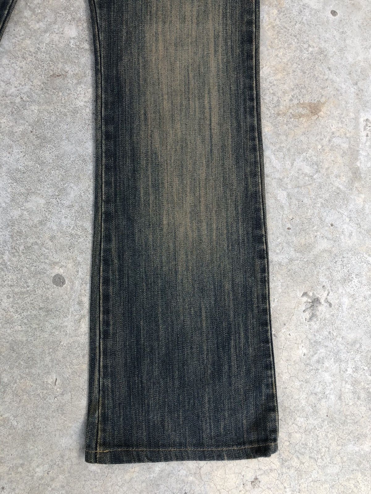 Japanese Brand Krush Flared Jeans Distressed Jeans Size US 28 / EU 44 - 7 Thumbnail