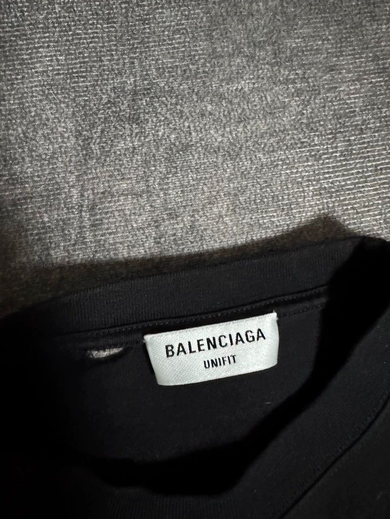 Balenciaga Balenciaga Logo Distressed Short Sleeve Shirt-2505 Size US XS / EU 42 / 0 - 3 Thumbnail