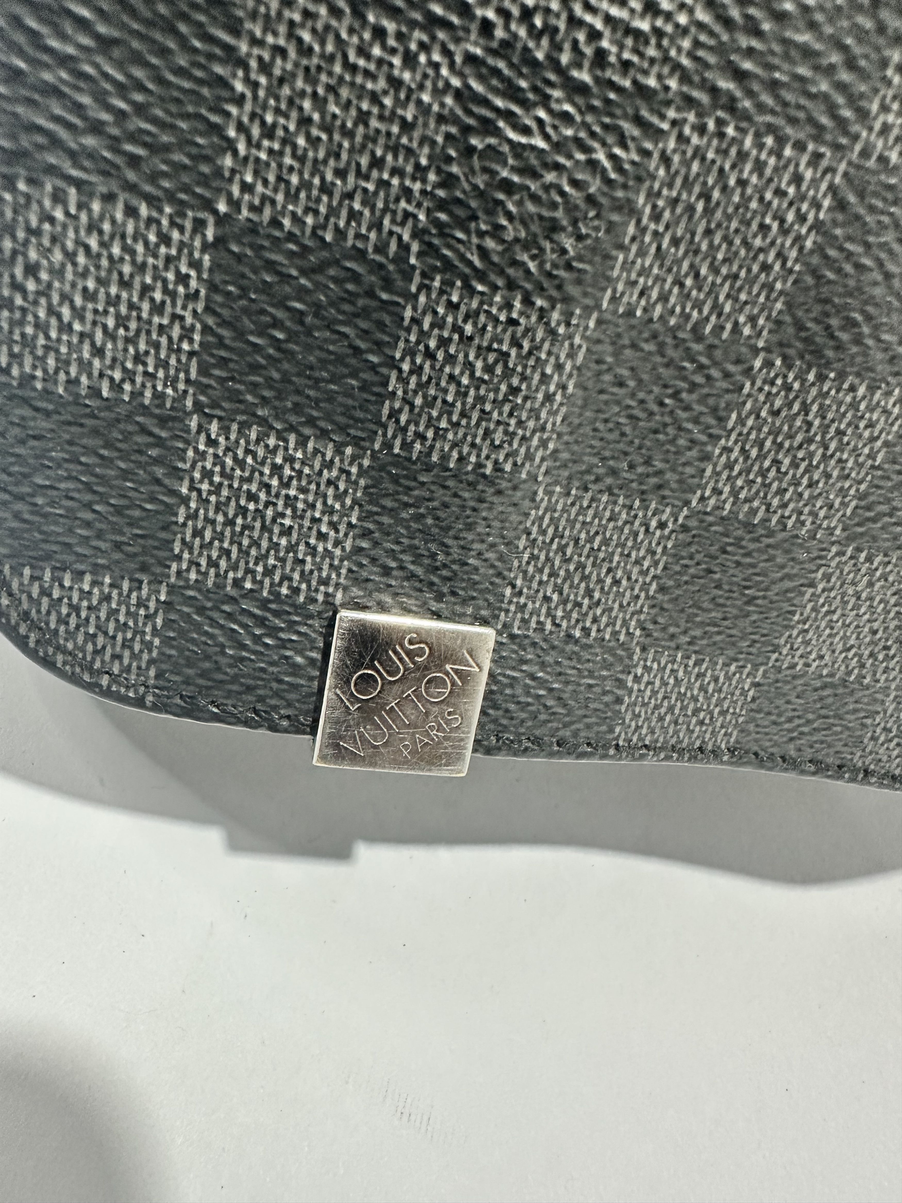 Louis Vuitton Louis Vuitton Damier Ebene Graphite Canvas District PM Bag Size ONE SIZE - 2 Thumbnail