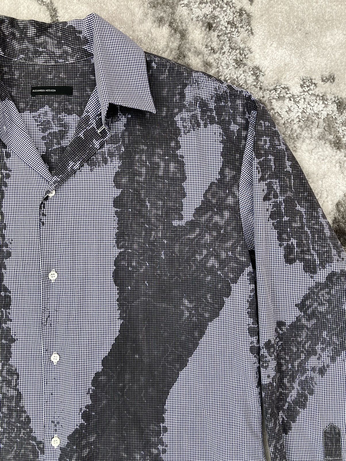 Alexander McQueen S/S 1997 Checkered Tire Track Shirt Size US M / EU 48-50 / 2 - 5 Thumbnail