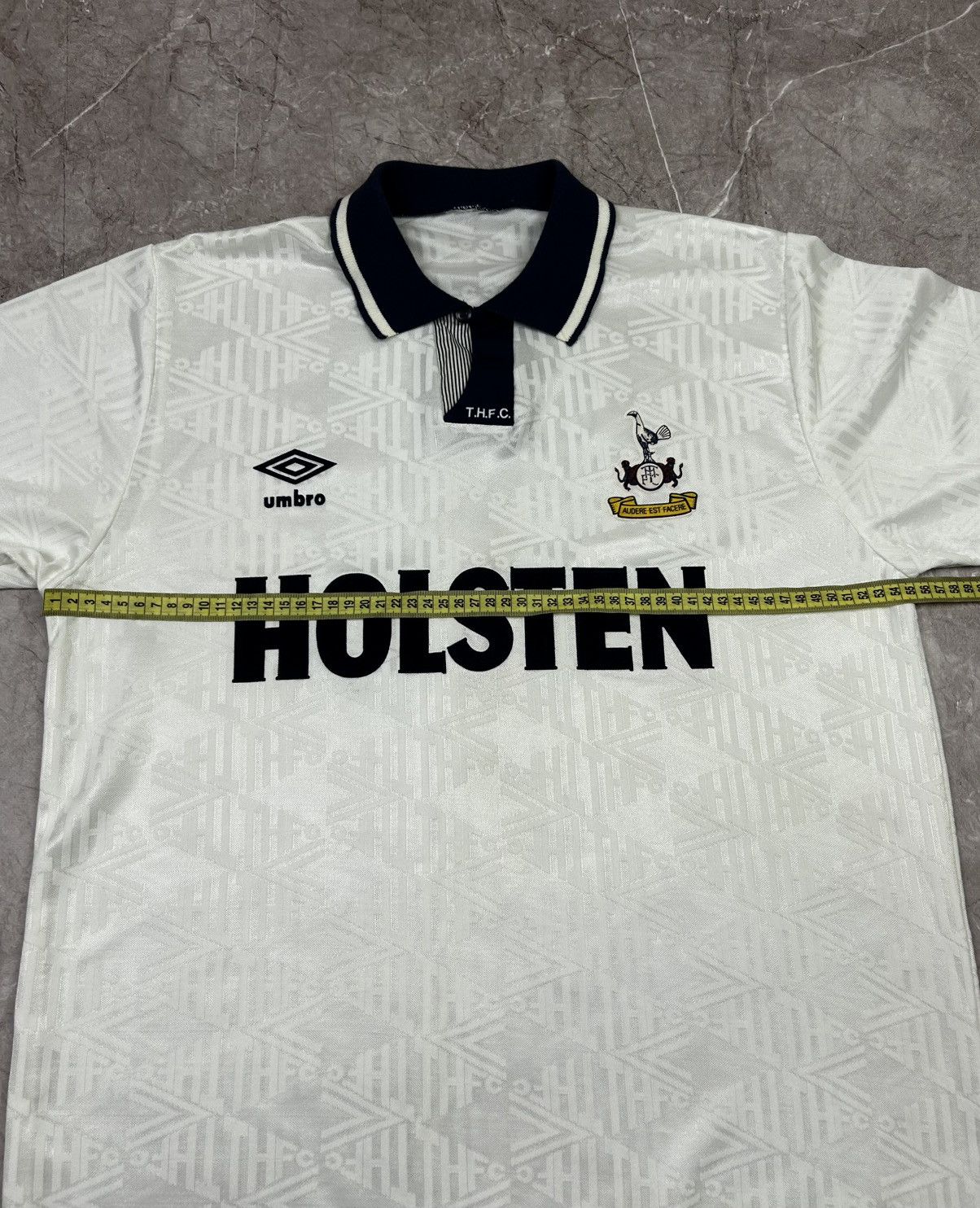 Umbro 1991-93 Tottenham Hotspur Umbro Home Jersey Shirt Mens Size US L / EU 52-54 / 3 - 15 Thumbnail