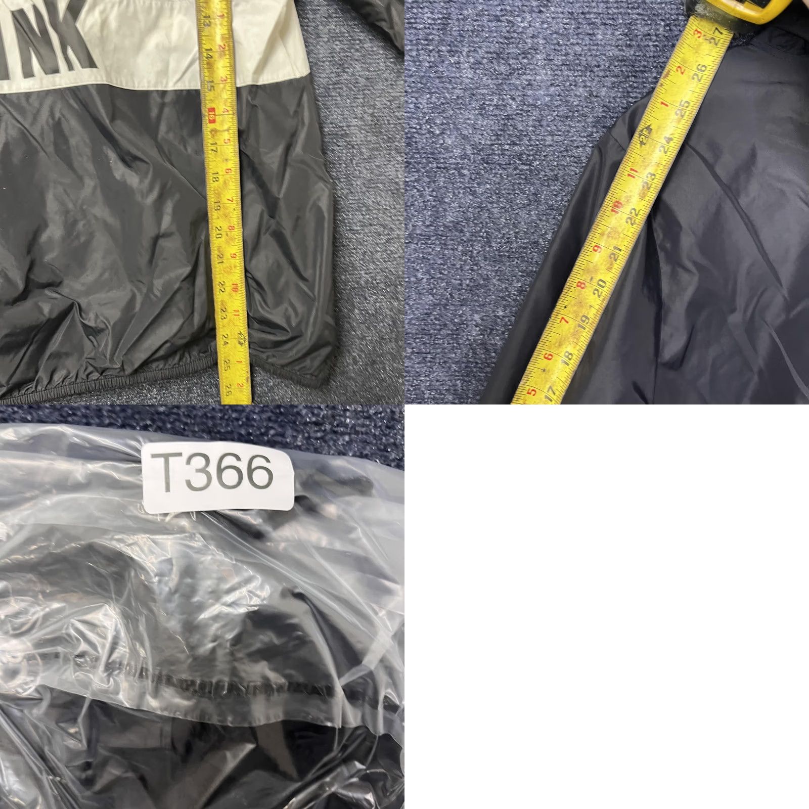 Vintage PINK Victoria'S Secret Windbreaker XS-S Black Nylon Jacket Size XS / US 0-2 / IT 36-38 - 8 Thumbnail