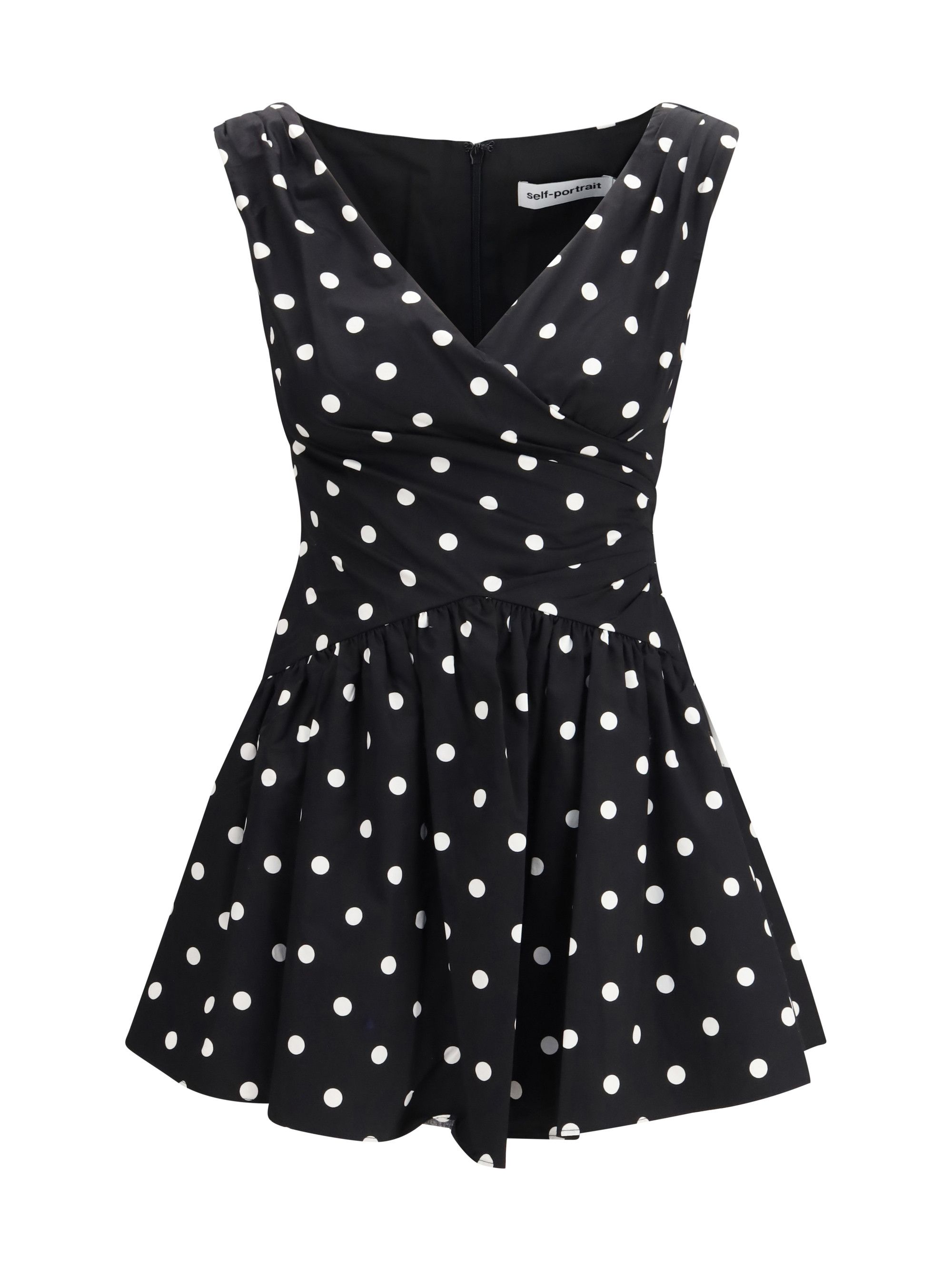 Self-Portrait Polka dot cotton mini Dress Size S / US 4 / IT 40 - 1 Thumbnail