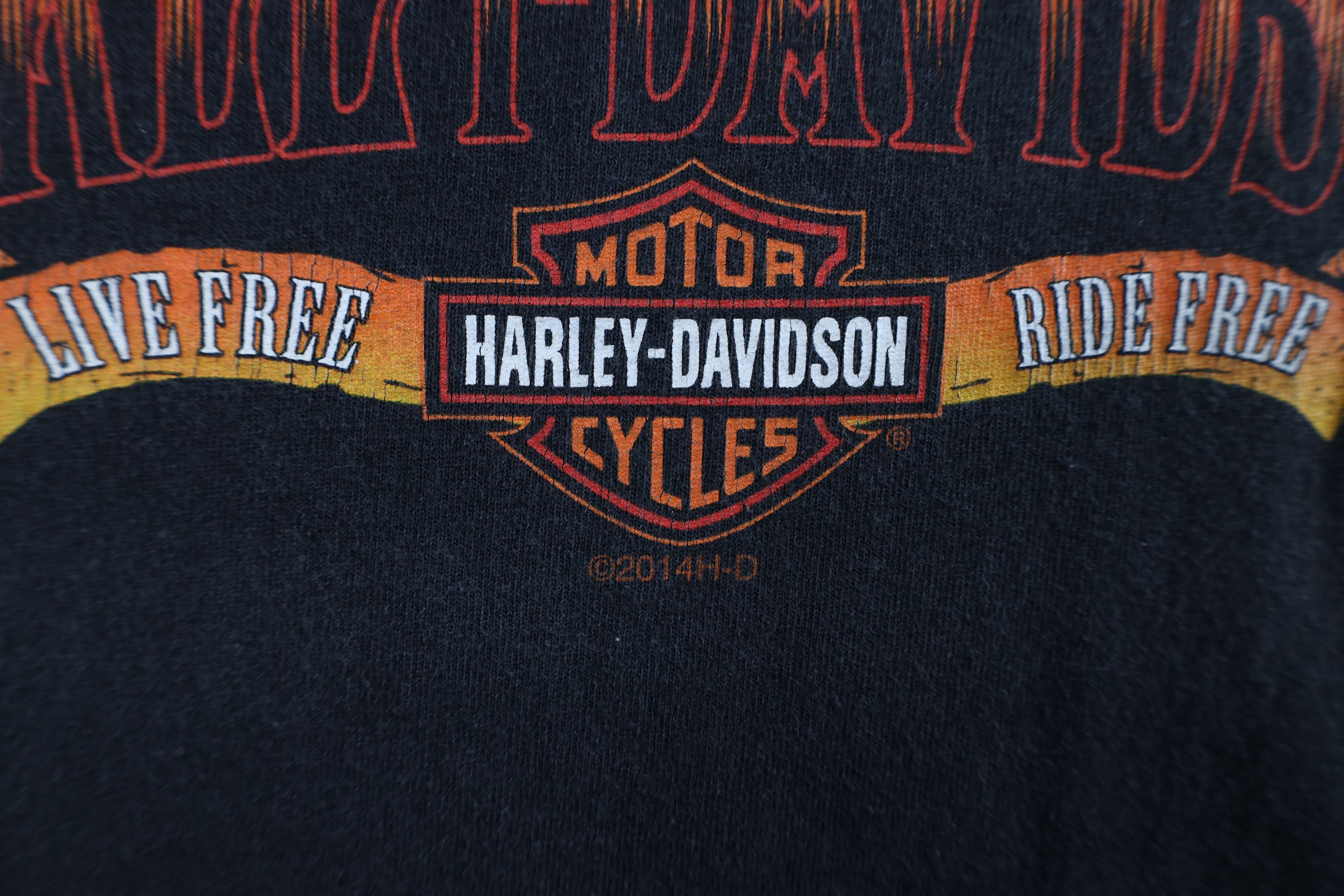 Harley Davidson Vintage Y2K Harley Davidson Skull Wings Steel City T-Shirt Size US XXL / EU 58 / 5 - 5 Thumbnail