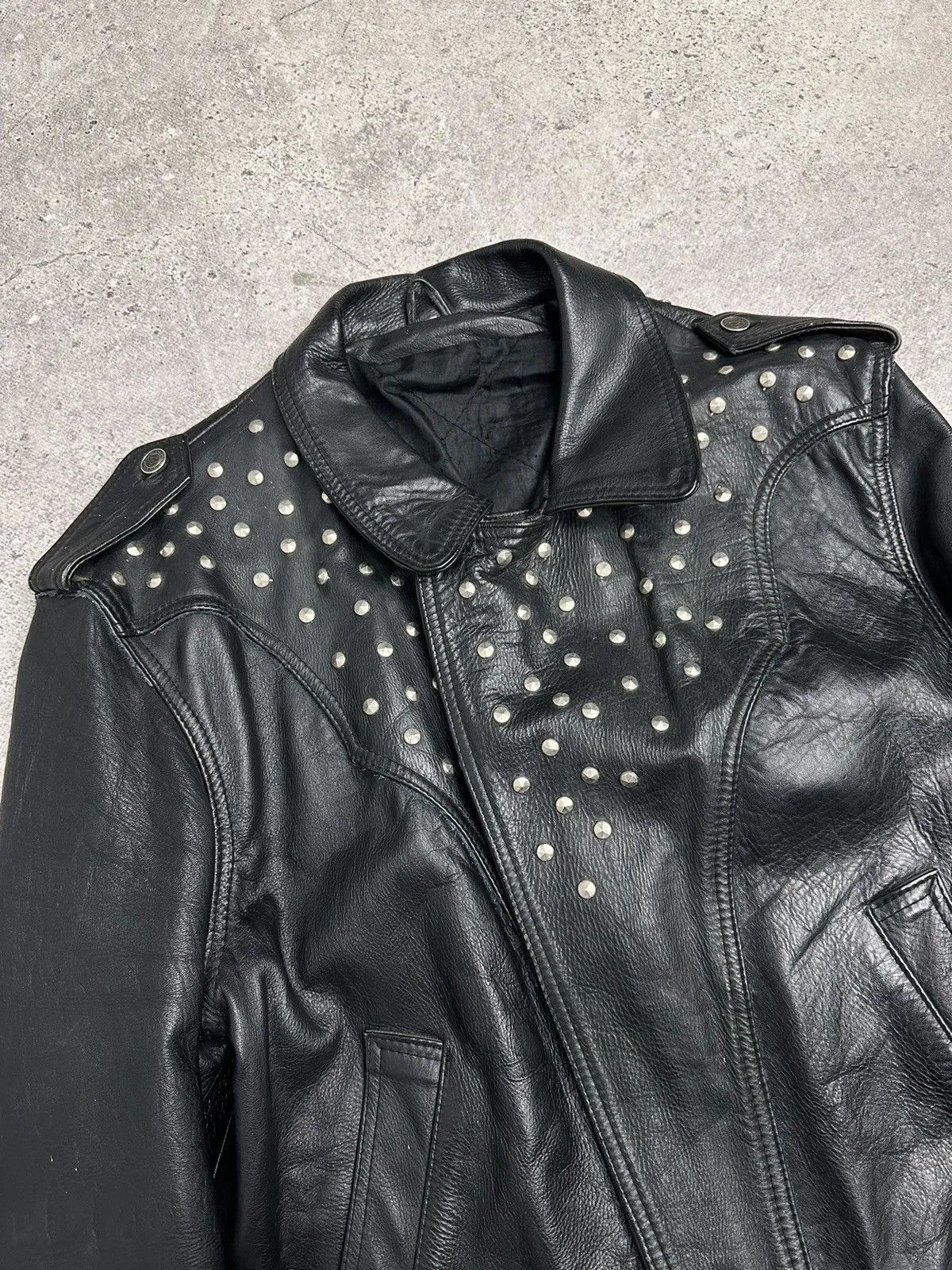 Ann Demeulemeester Vintage Leather Jacket Schott Racing Moto Y2K Avantgarde GOA Size US M / EU 48-50 / 2 - 8 Thumbnail