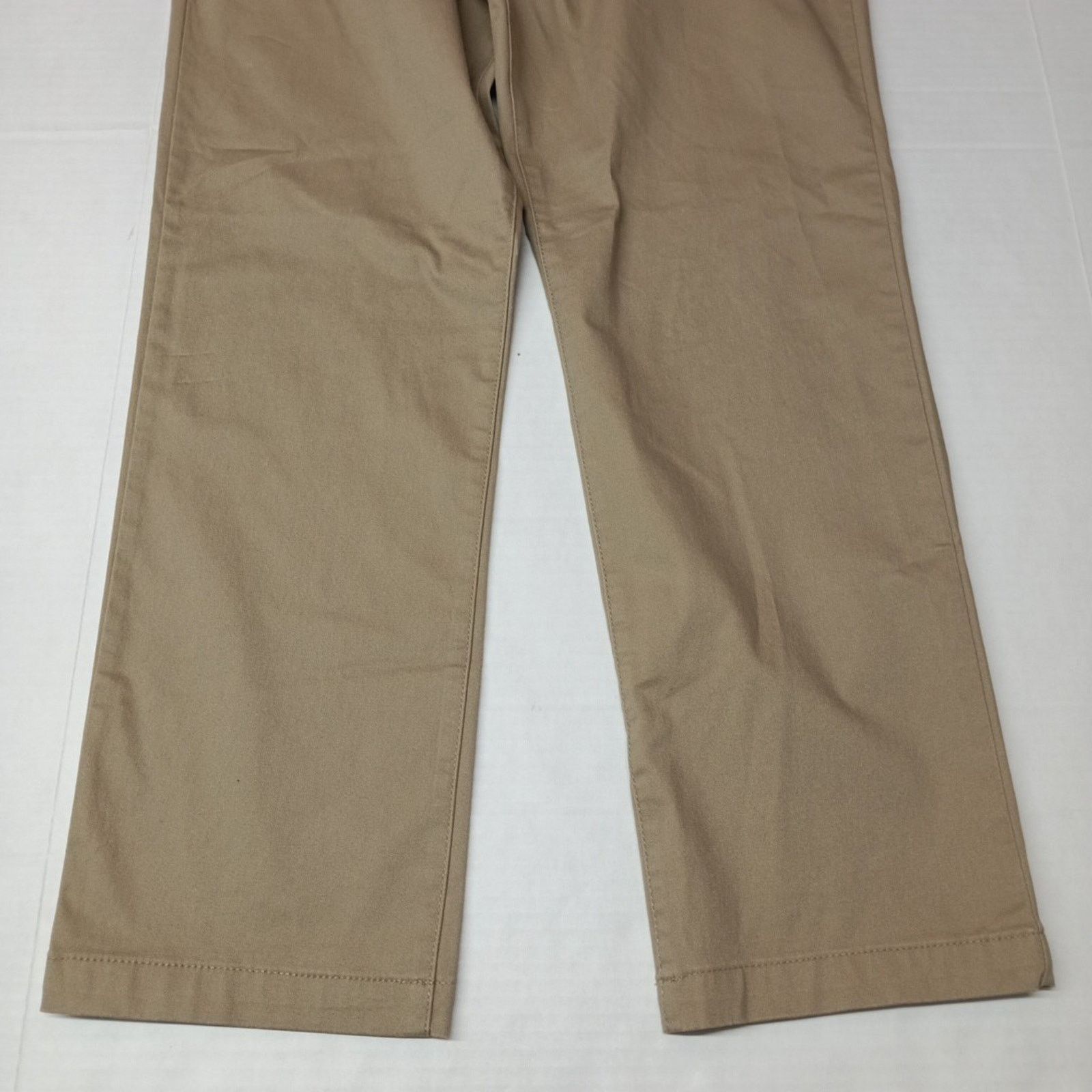 Lee Lee Flat Front Chino Pants Men's 34x30 Khaki Slim Fit Size US 34 / EU 50 - 4 Thumbnail