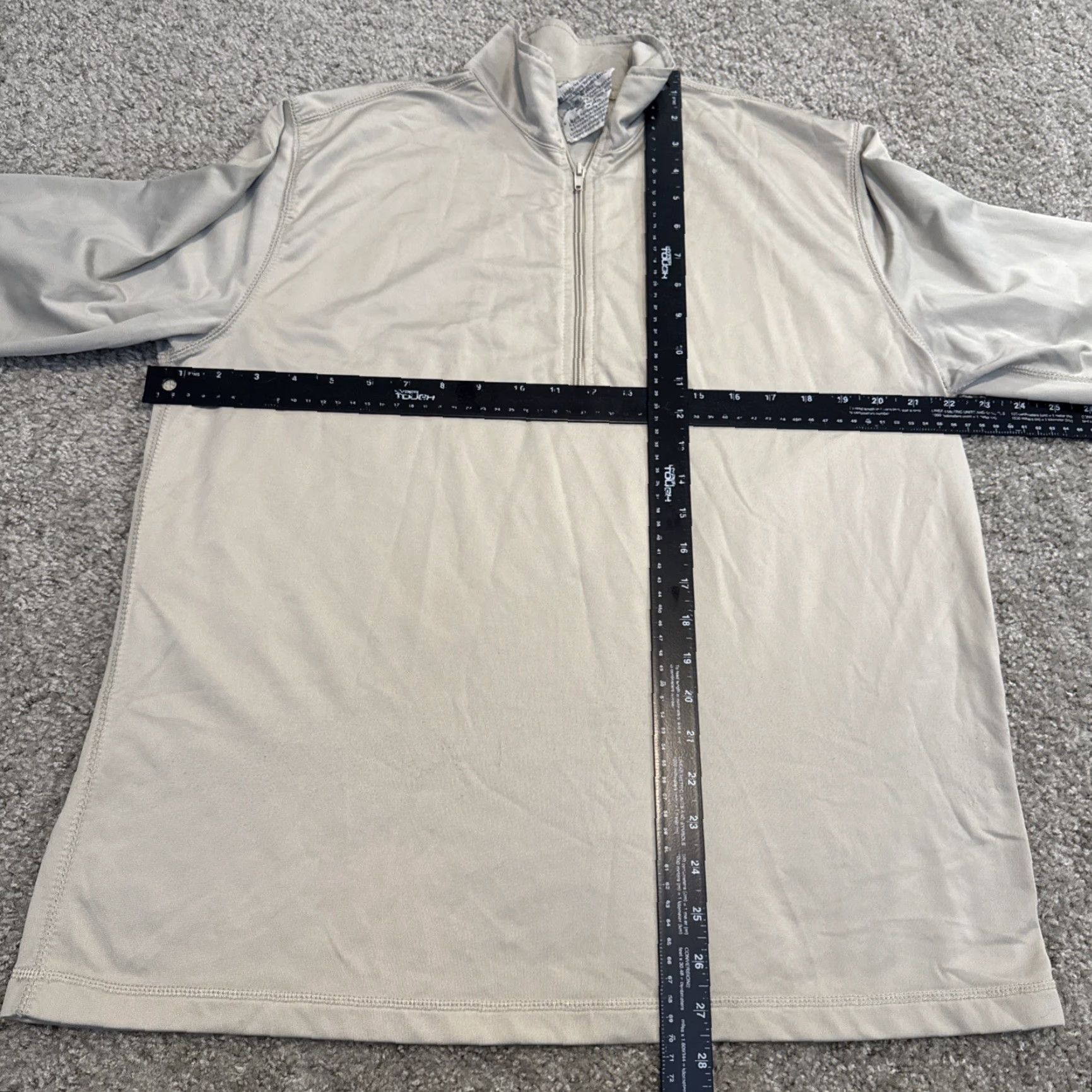Vintage Active Force Apparel Shirt M Beige 1/4 Zip Thermal Lightweight All Seasons Cross Training Mens 80s 90s Classic Size US M / EU 48-50 / 2 - 6 Thumbnail