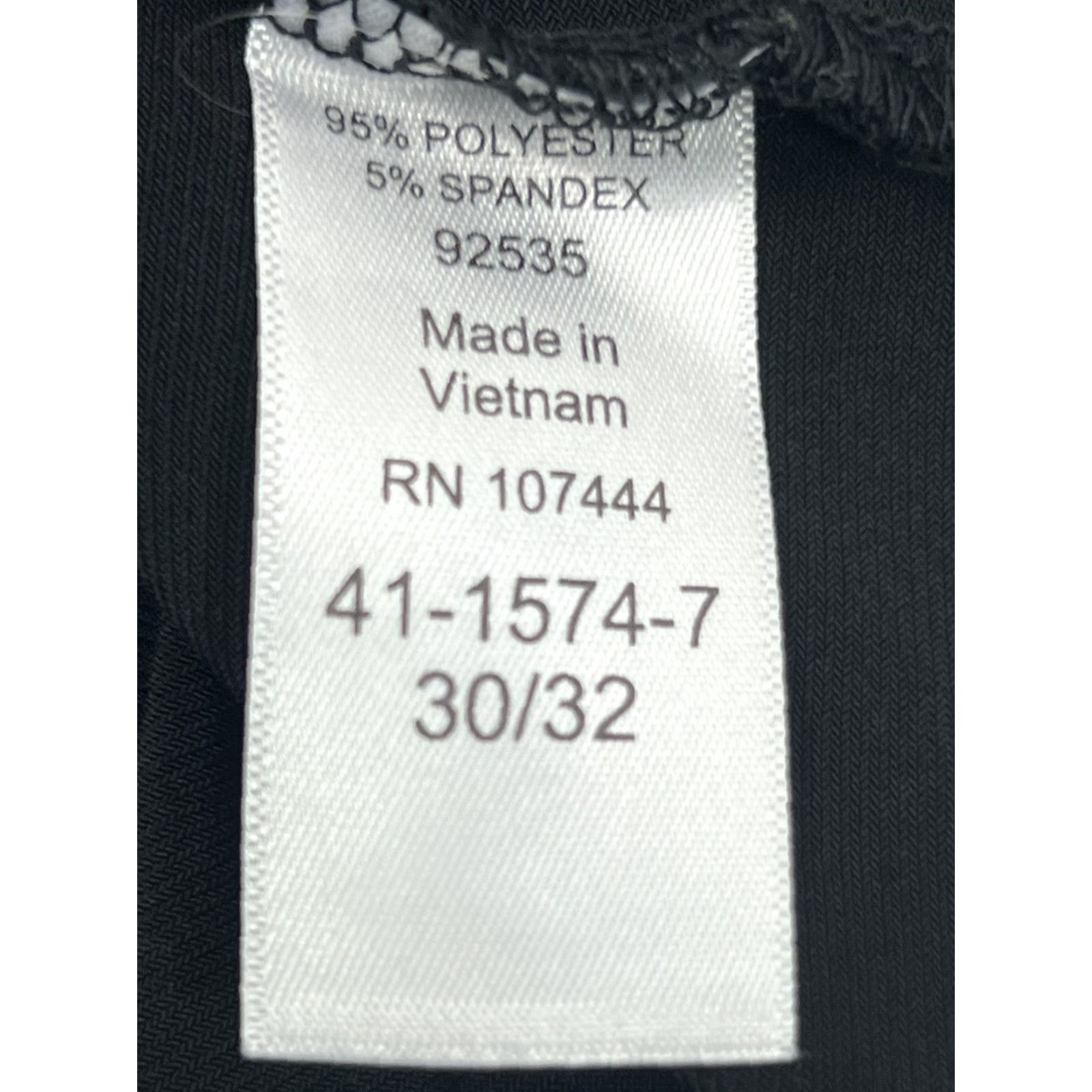 Jessica London Blouse Women's Plus Sz 30/32 Black V-Neck With Tie Long Sleeve