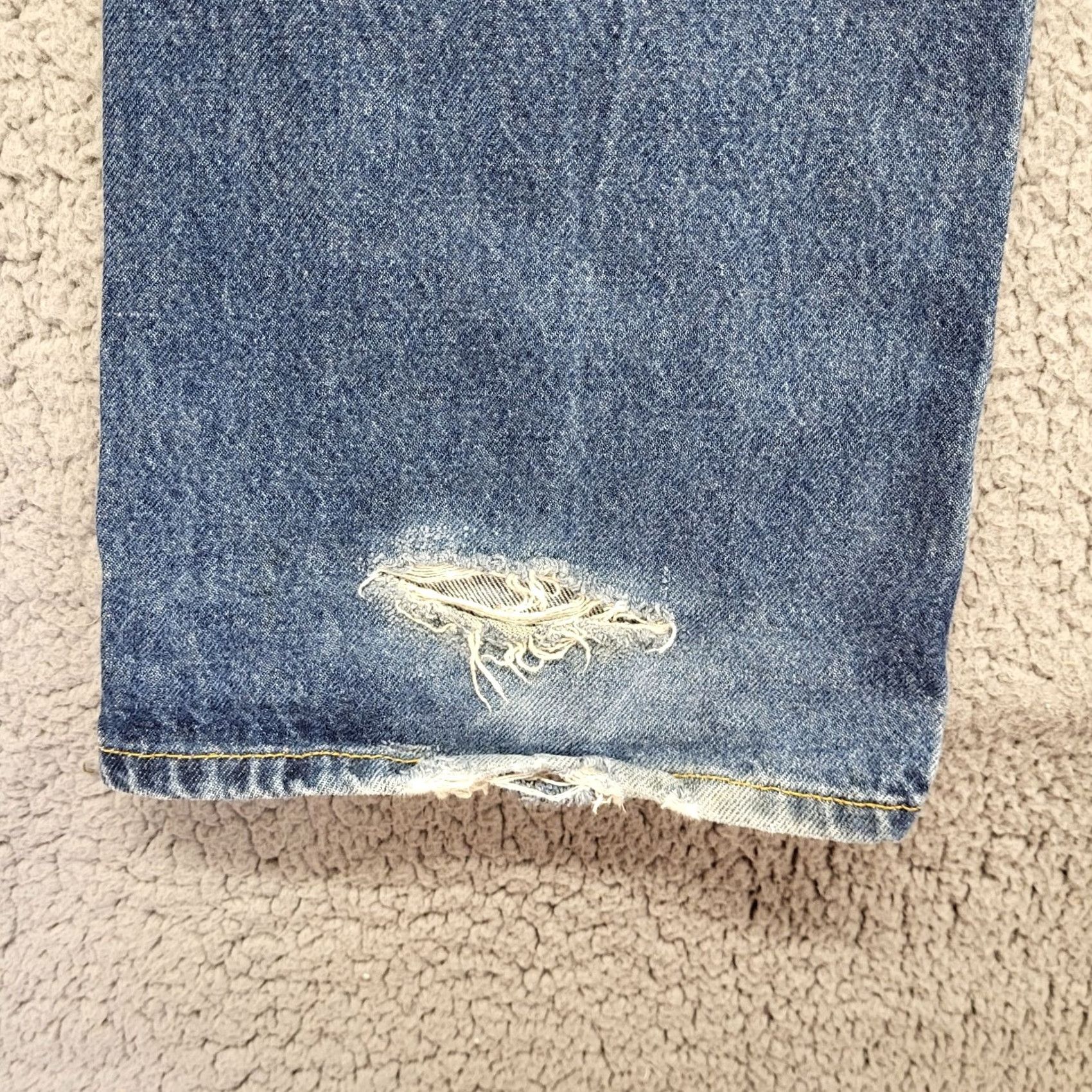 Levi's VINTAGE Levis 517 Mens Jeans 40x32 Straight Blue Denim 5-Pocket Regular Waist 40 Red Tab Mens Size US 40 / EU 56 - 4 Thumbnail