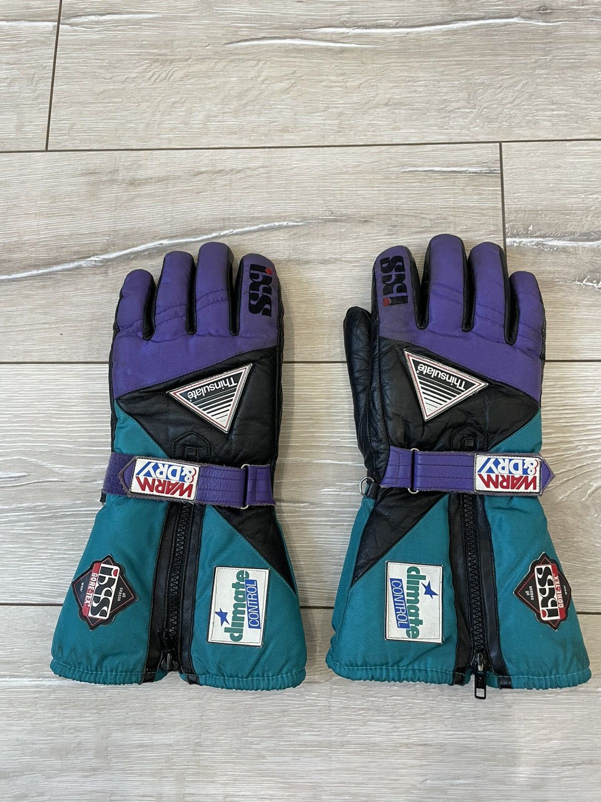 Other Vintage Motorbike Racing IXS Gloves Motorcycle Leather Glove Size ONE SIZE - 1 Thumbnail
