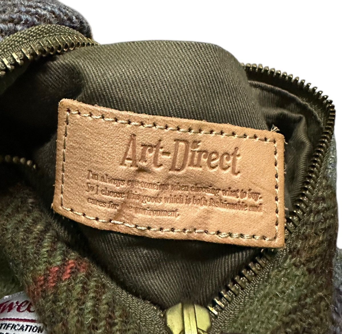 Harris Tweed Art-direct wool harris tweed tartan small backpacks Size ONE SIZE - 9 Thumbnail