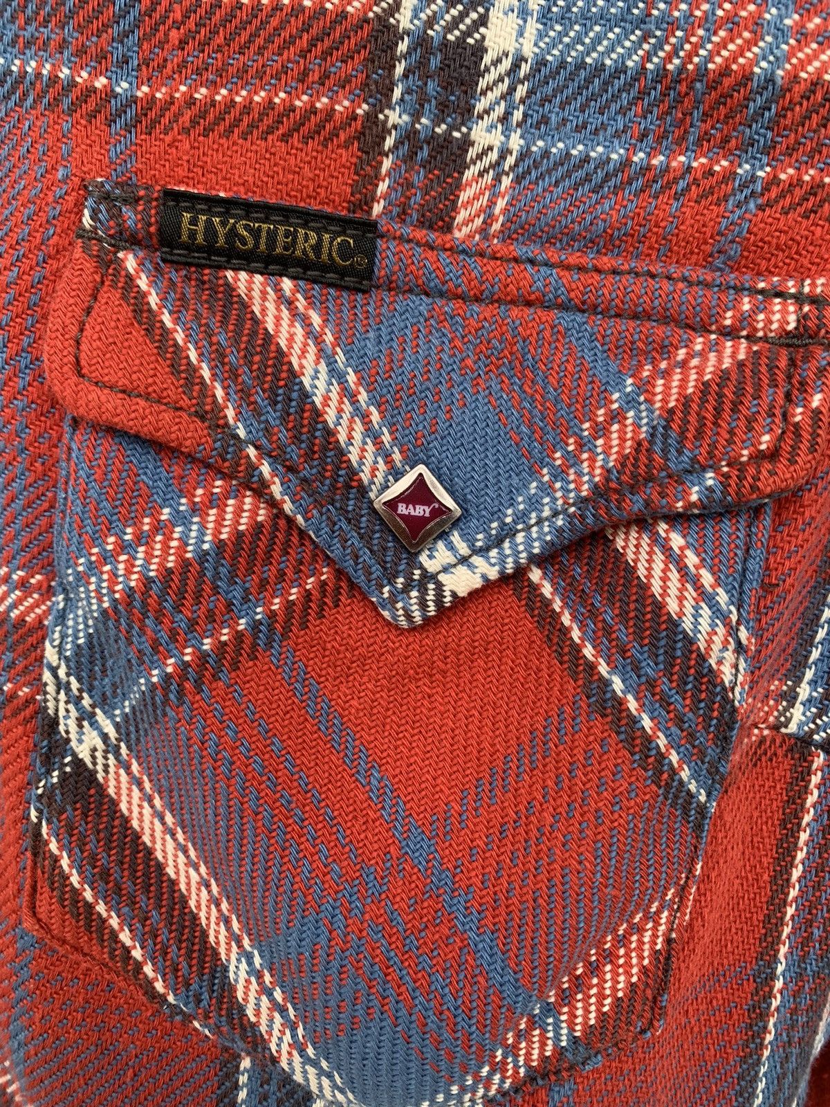 Hysteric Glamour × Japanese Brand × Vintage Vintage Histeric Glamour Flanel Size S / US 4 / IT 40 - 2 Thumbnail