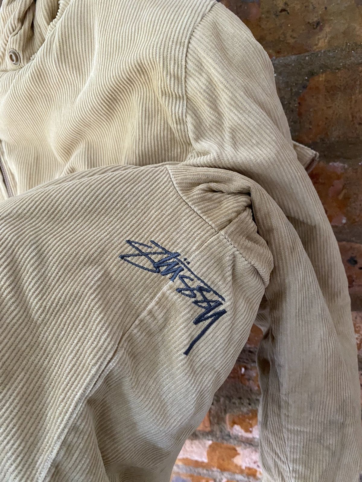 Stussy 2000s STUSSY reversible Padded Embroidered MA-1 Bomber crop Size US XS / EU 42 / 0 - 13 Thumbnail