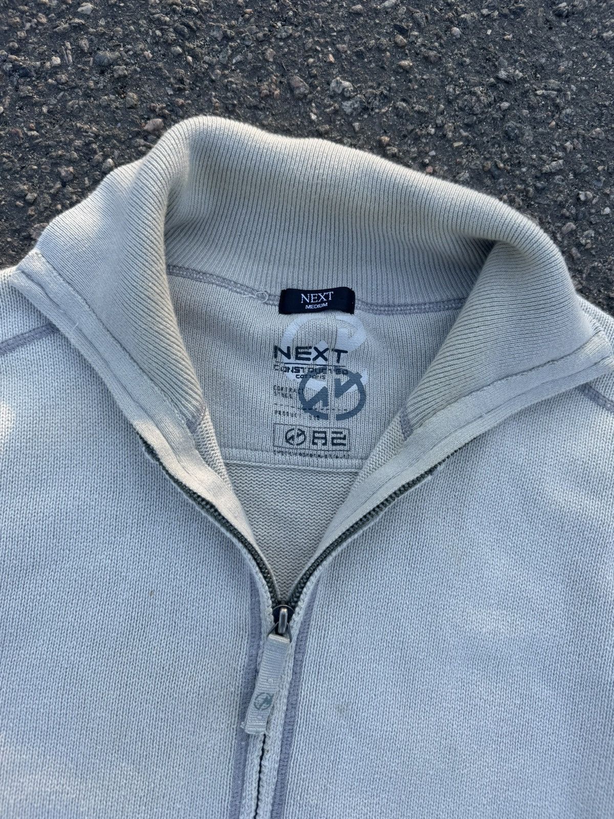 Japanese Brand × Vintage Vintage Avant Garde Next Constructed Patchwork Zip Hoodie Size US M / EU 48-50 / 2 - 3 Thumbnail