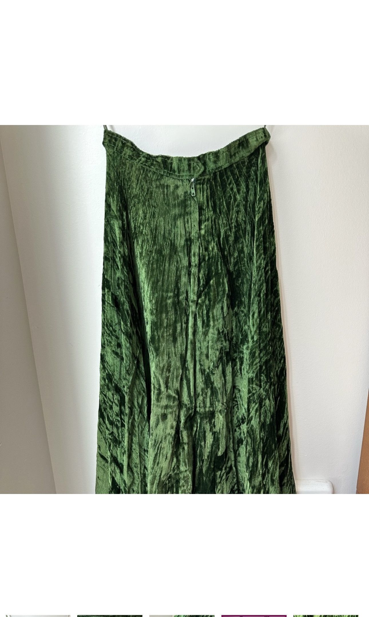 Saint Laurent Paris Vintage YSL Rive Gauche Maxi Skirt Size 27" / US 4 / IT 40 - 2 Thumbnail