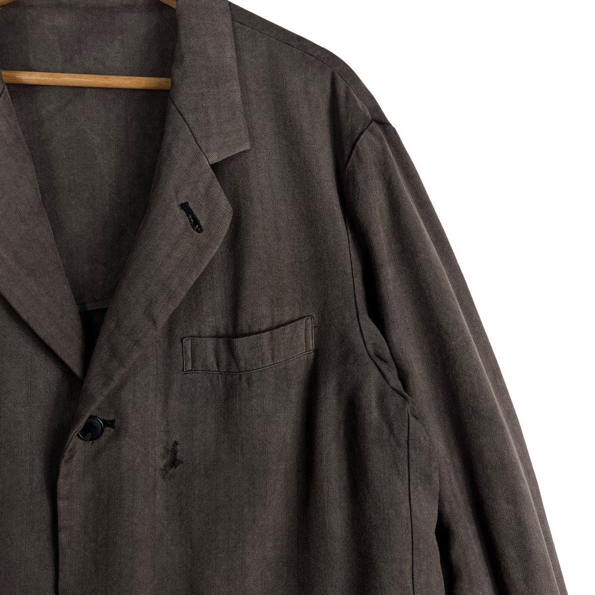 Yohji Yamamoto 🔥RICH BROWN VTG Y’S FOR MEN YOHJI YAMAMOTO CHORE JACKET Size US M / EU 48-50 / 2 - 4 Thumbnail