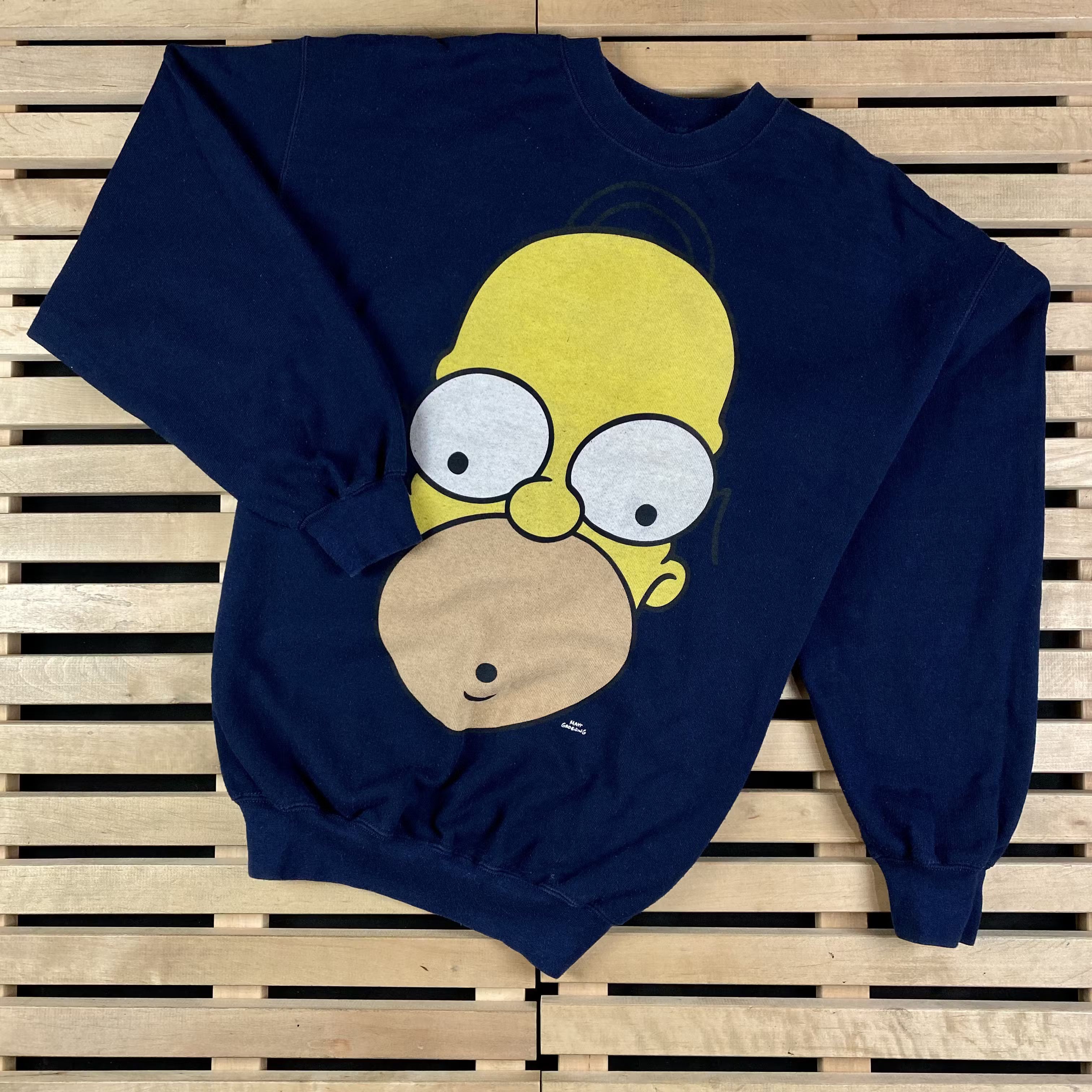 The Simpsons × Vintage Mens Sweatshirt Vintage Homer Simons Size XL Size US XL / EU 56 / 4 - 1 Thumbnail
