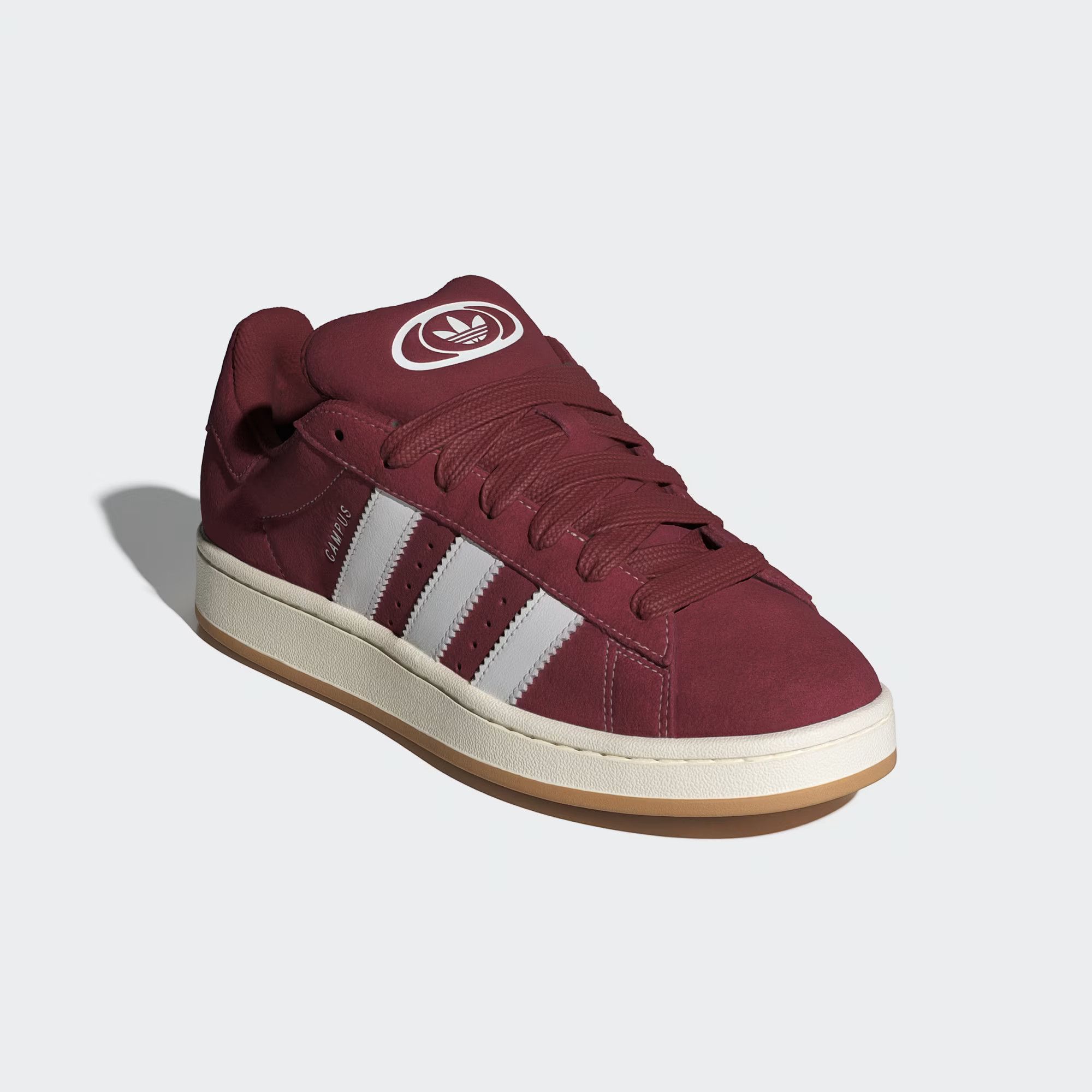 Adidas o1mle0426 Unisex Campus Low-Top Sneakers in Burgundy/White Size US 6 / IT 36 - 4 Thumbnail