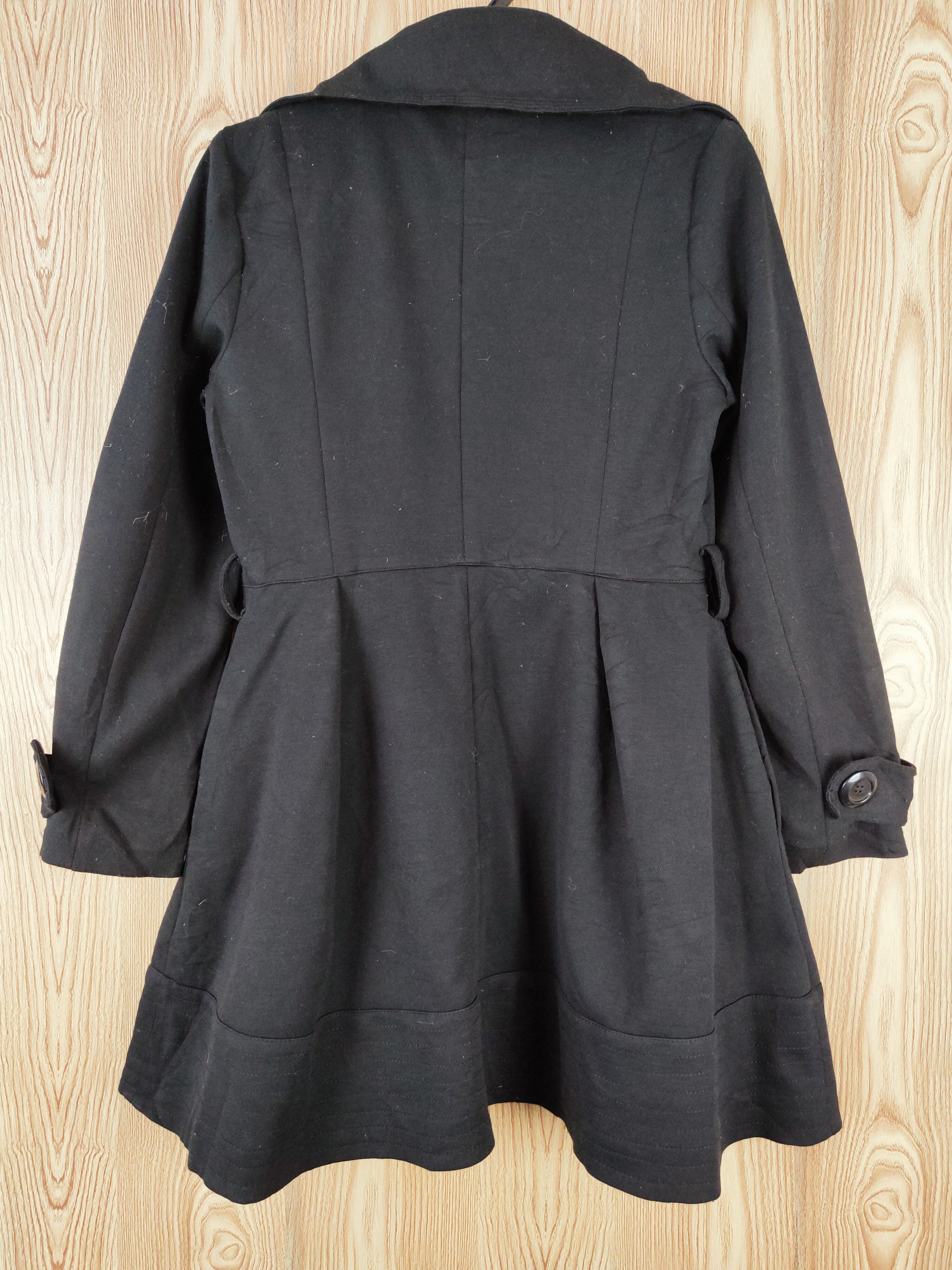 Japanese Brand × Vintage Crazy Angel Black Skirt Coats (Winter Comfortable design) Size L / US 10 / IT 46 - 8 Thumbnail