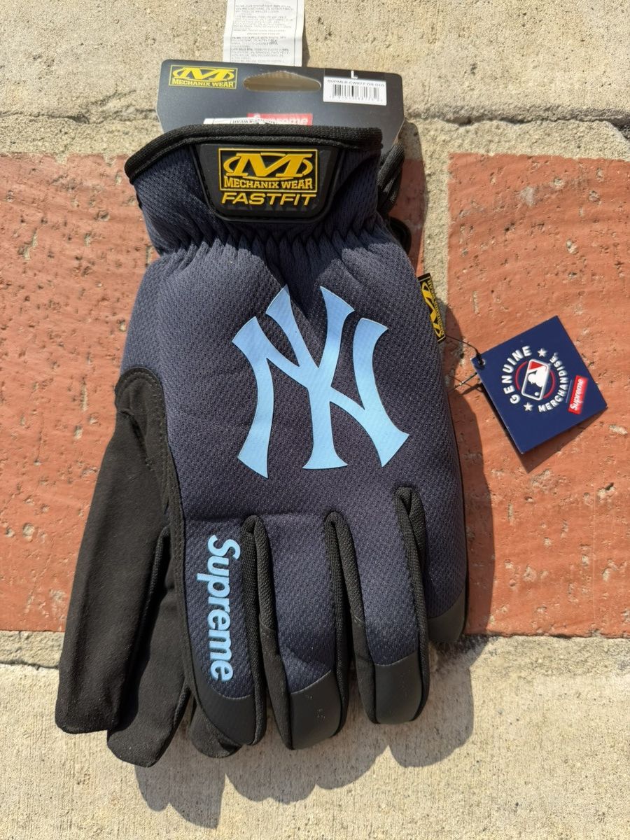 New York Yankees × Supreme Supreme Mechanix Mlb Yankee Gloves Size ONE SIZE - 8 Thumbnail