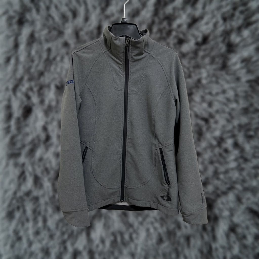 The North Face The North Face Windwall Jacket Womens Small Gray Full Zip Softshell Logo Size S / US 4 / IT 40 - 1 Thumbnail