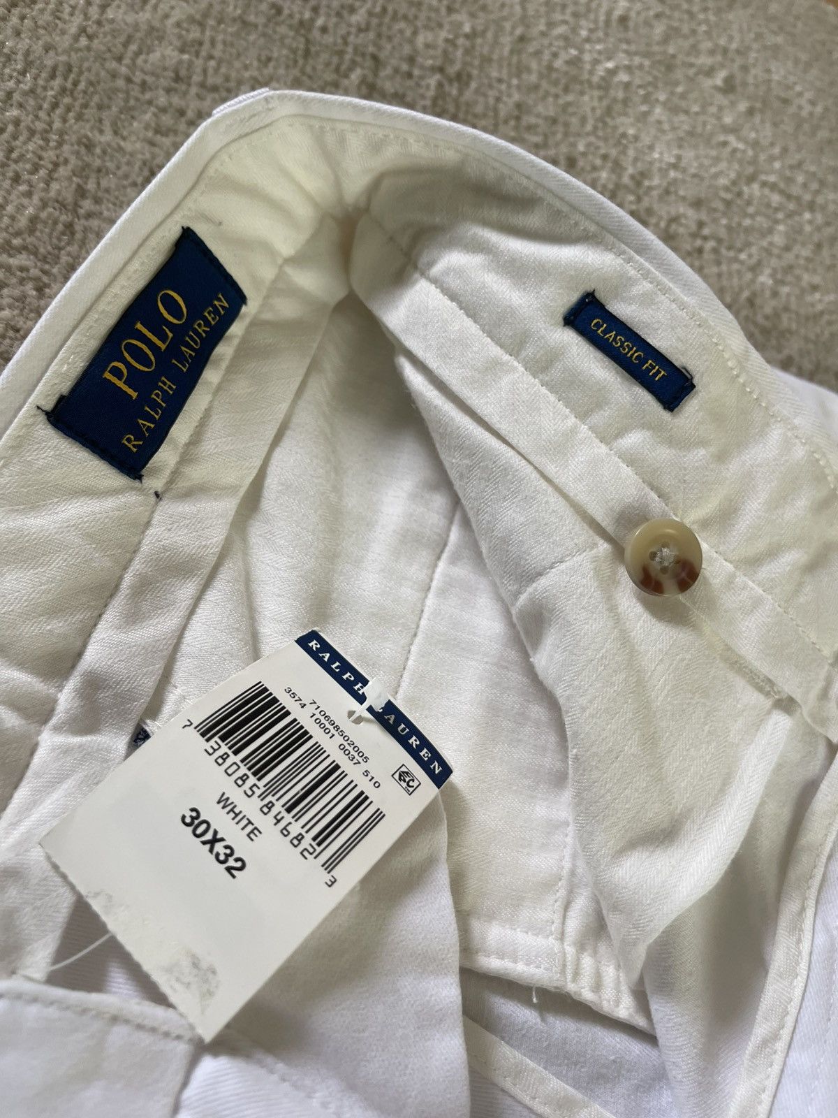 Polo Ralph Lauren Polo Ralph Lauren mens white pants 30x32 anchor NWT Size US 30 / EU 46 - 4 Thumbnail