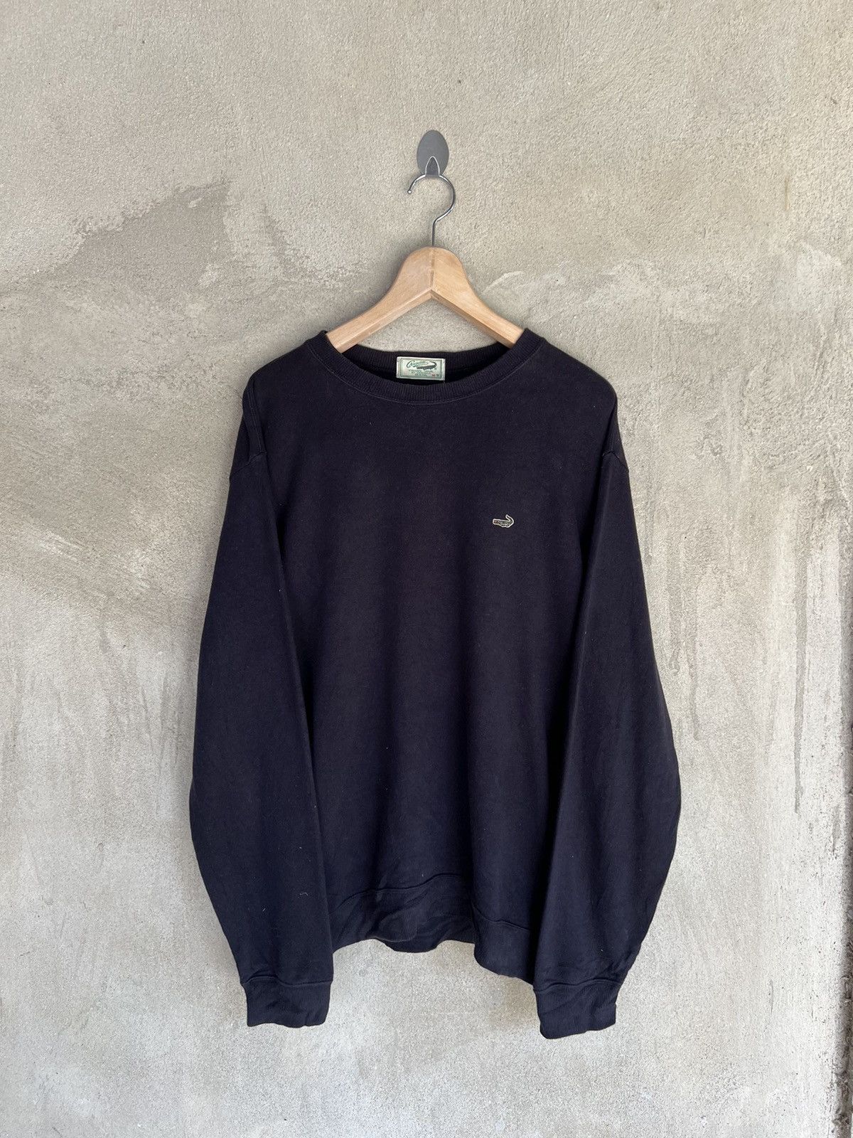 Vintage Vintage Crocodile Small Logo Sweatshirt Size US M / EU 48-50 / 2 - 2 Thumbnail
