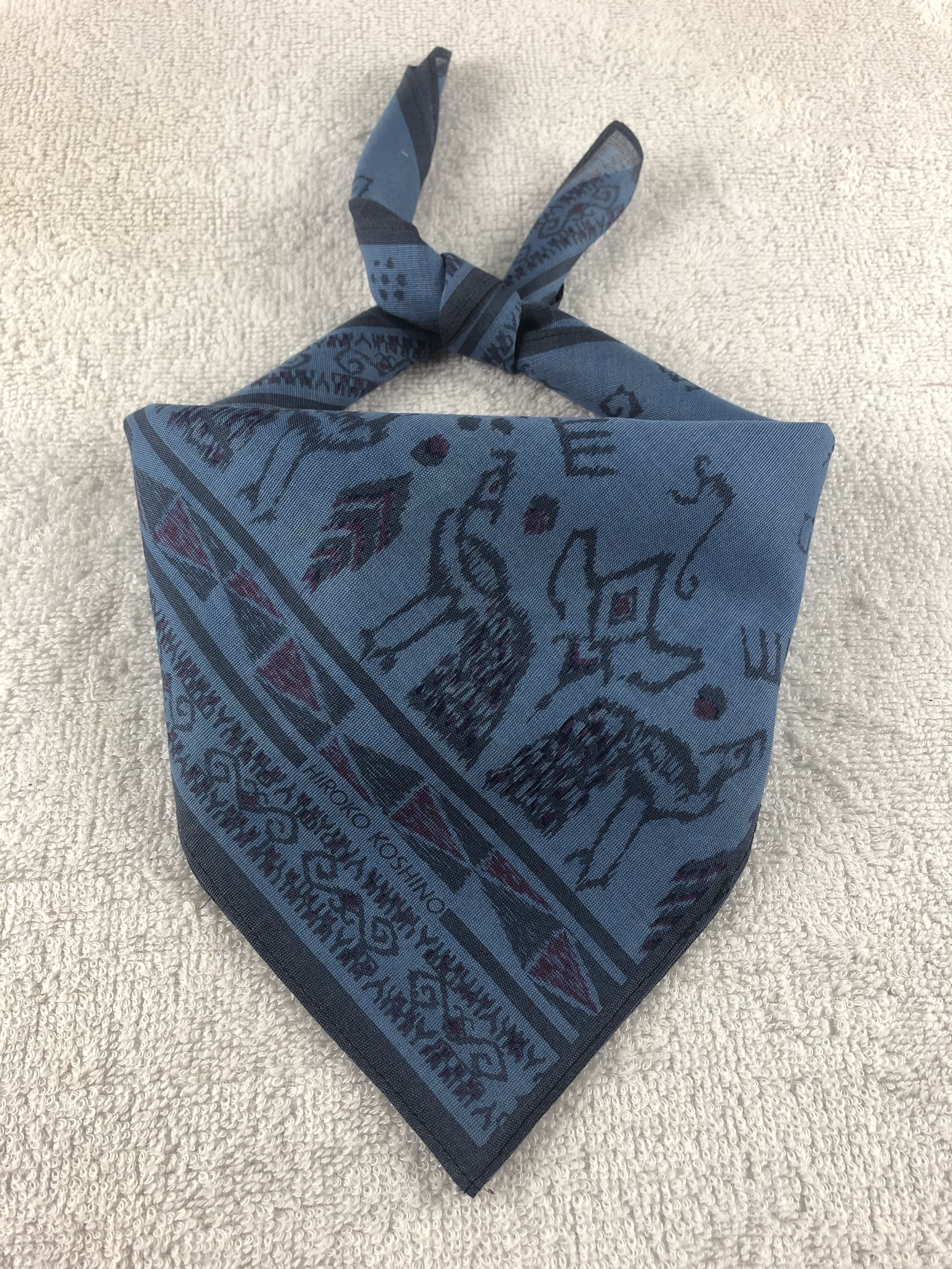 Hiroko Koshino Homme × Vintage Hiroko Koshino Handkerchief / Bandana / Neckerchief Size ONE SIZE - 1 Thumbnail