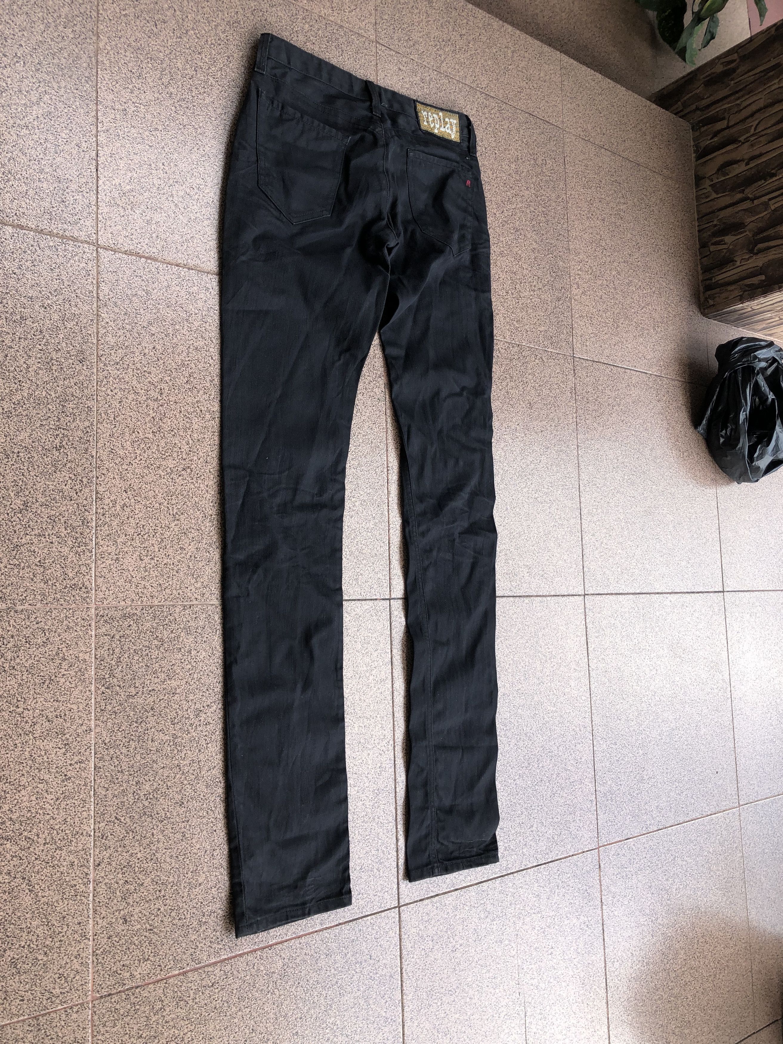 If Six Was Nine Replay Skinny Jeans Vkei Style Y2k Japanese Avant Garde Size US 28 / EU 44 - 7 Thumbnail