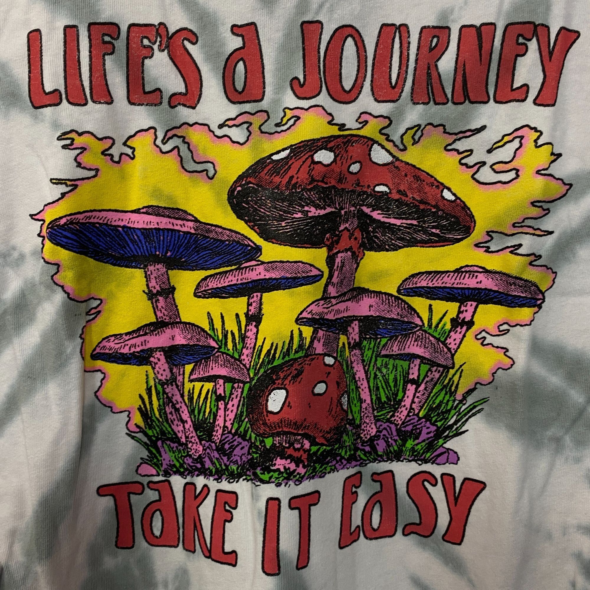 Junk Food Life's a Journey Take it Easy Psychedelic Mushrooms Graphic Size US XS / EU 42 / 0 - 2 Thumbnail