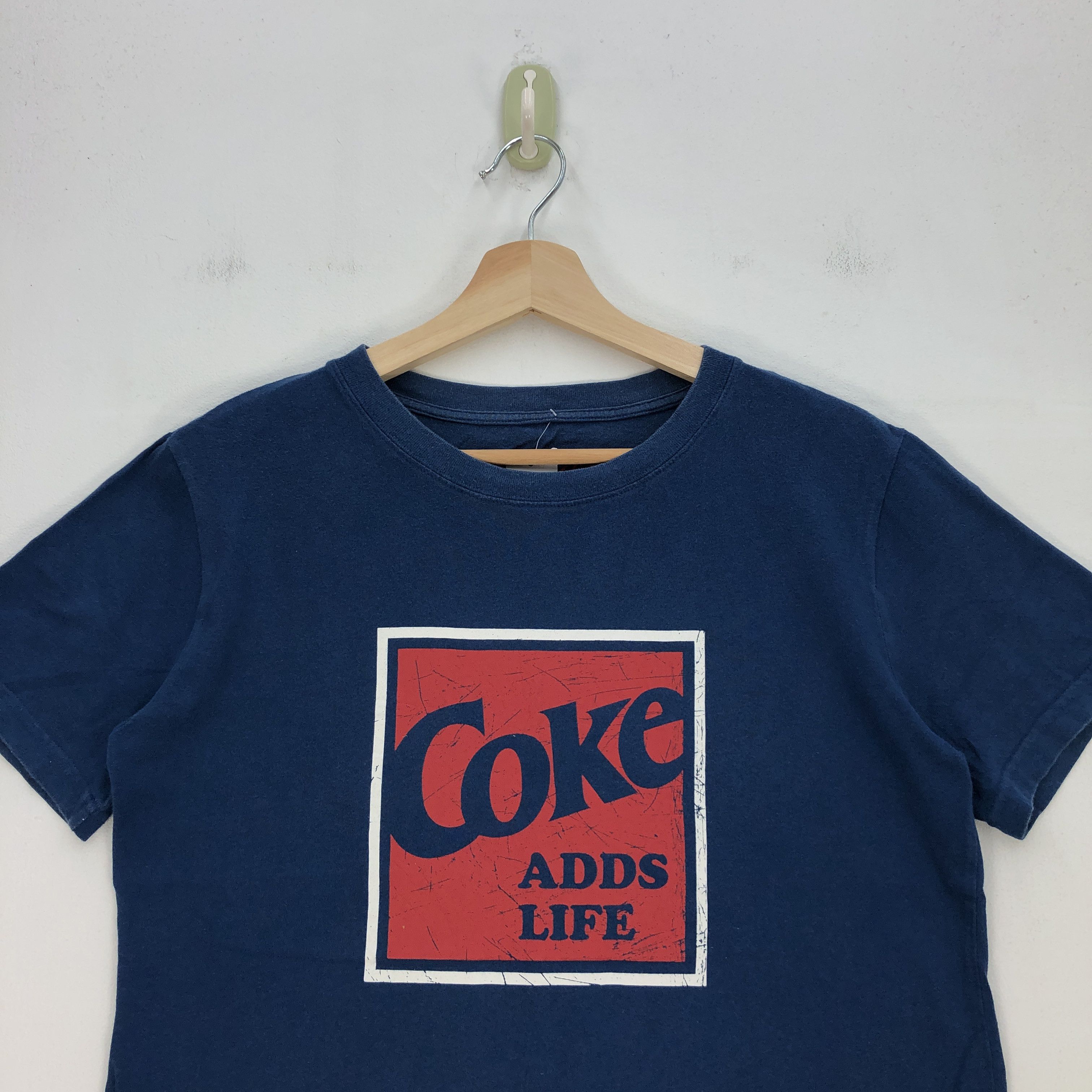 Coca Cola Vintage Y2K Coca Cola T Shirt Adds Life Coke Crewneck Tees Size US M / EU 48-50 / 2 - 2 Thumbnail