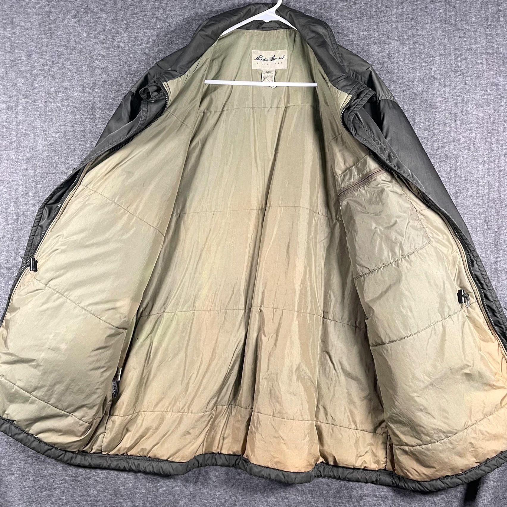 Eddie Bauer Eddie Bauer Mens XL Green Insulated Parka Thinsulate Zip Snap Pockets YKK Coat Size US XL / EU 56 / 4 - 5 Thumbnail