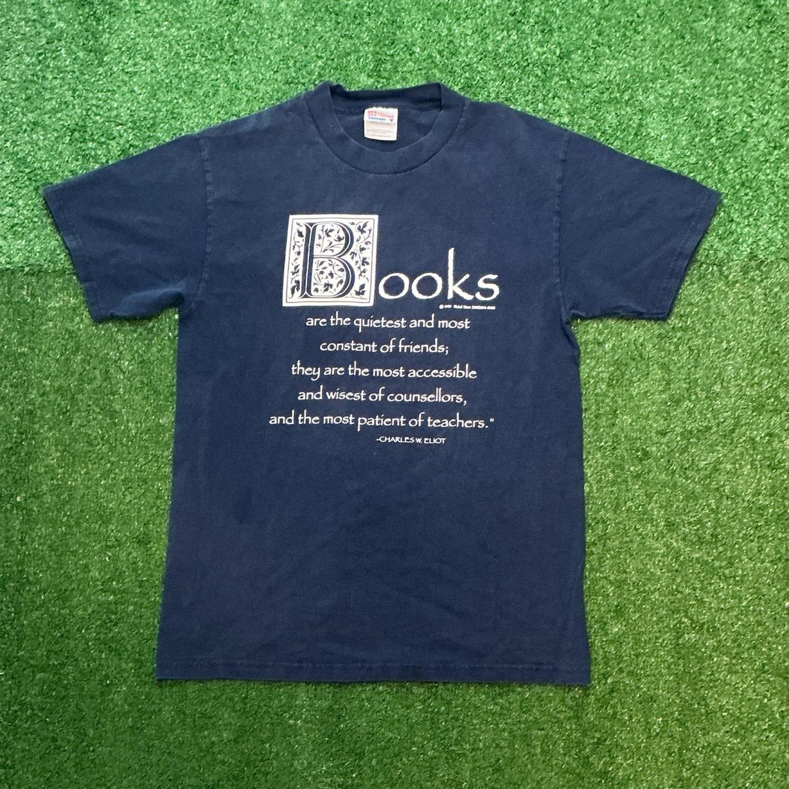 Hanes Vintage 1997 Global Ideas Books Shirt Size M Size US M / EU 48-50 / 2 - 1 Thumbnail