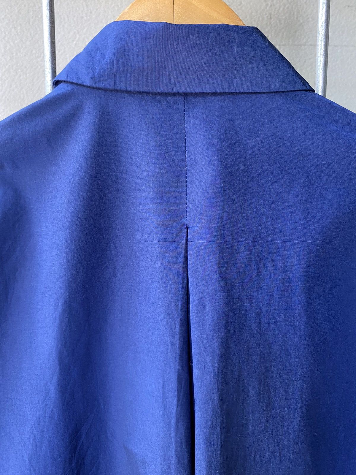 Japanese Brand Avant Le Temps Women Navy Blue Long Sleeve Shirt Size XS / US 0-2 / IT 36-38 - 10 Thumbnail