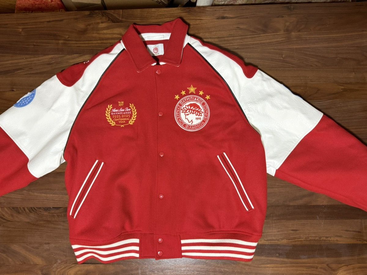 Aime Leon Dore Aime Leon Dore ALD / Olympiacos F.C. Varsity Jacket size XXL Size US XXL / EU 58 / 5 - 5 Thumbnail
