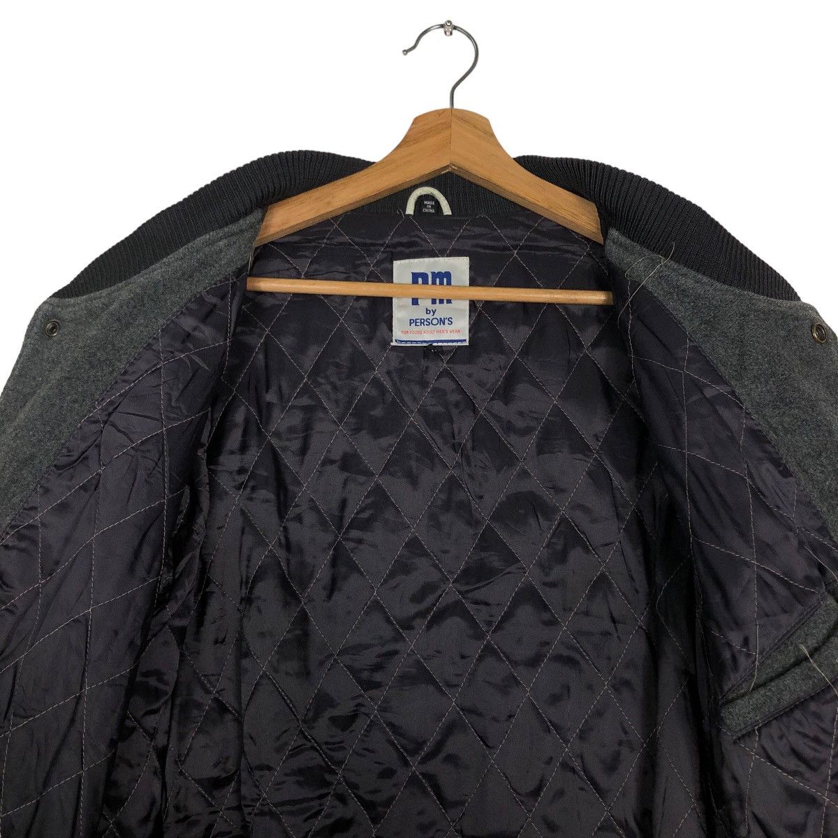 Vintage 🔥90’s Vintage Leather Varsity Jacket PM by Persons Japan Size US L / EU 52-54 / 3 - 11 Thumbnail