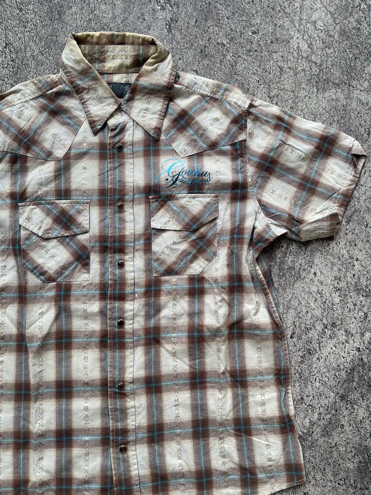 Japanese Brand Y2K Gotcha ifsixwasnine button shirt Size US L / EU 52-54 / 3 - 6 Thumbnail