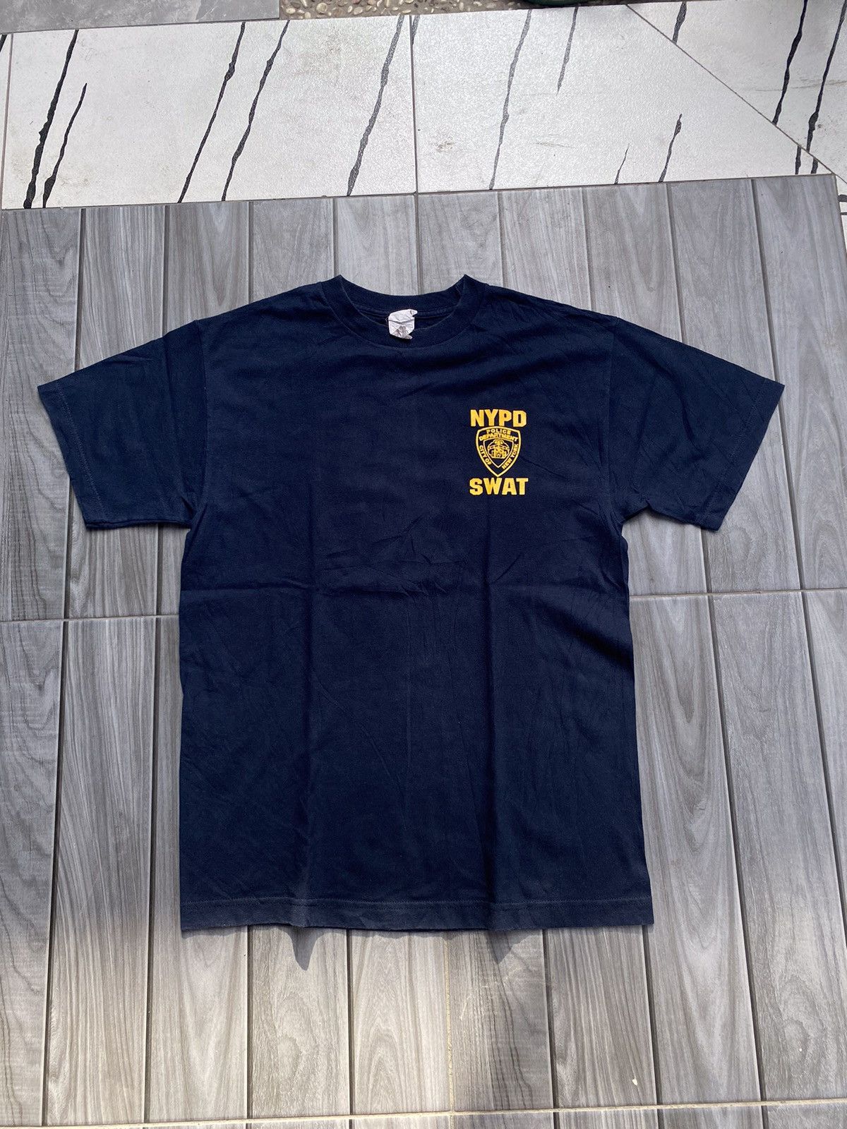 Alstyle × Vintage Vintage NYPD Newyork Police Department Swat Tee Size US M / EU 48-50 / 2 - 1 Thumbnail